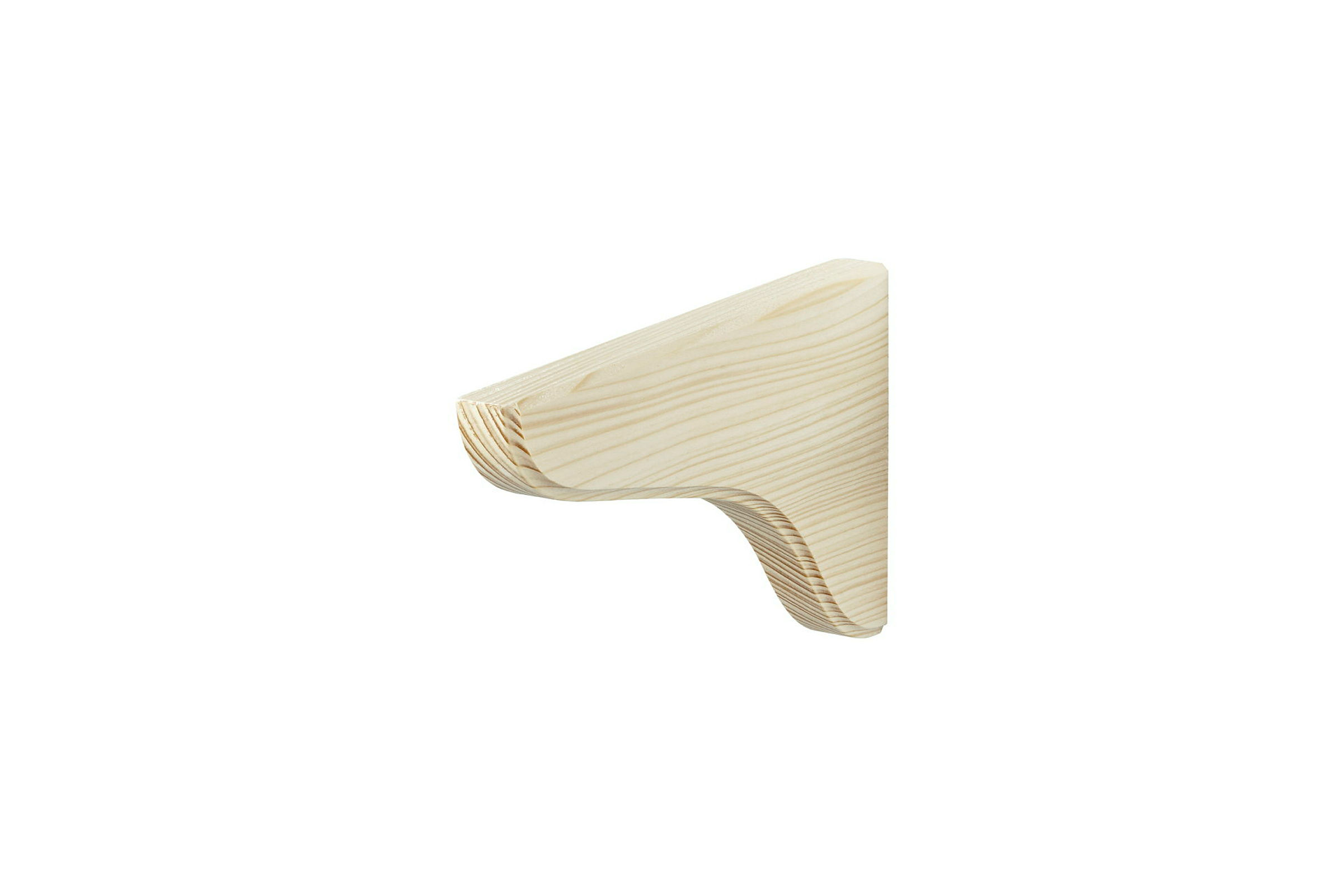 Holzkonsole BASIC 240x115x20mm Fichte natur
