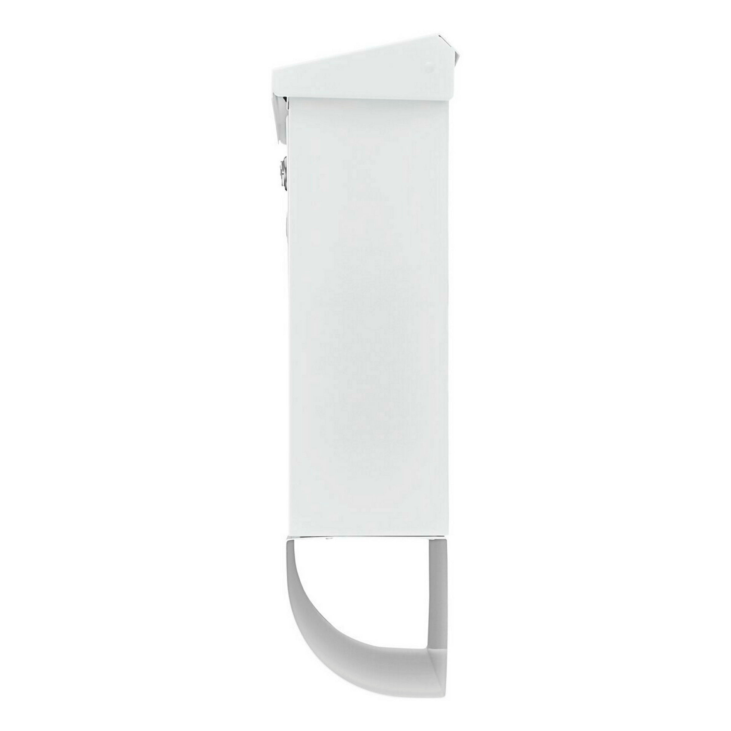Briefkasten-Set Stahl-lack. Vario 86720W weiss