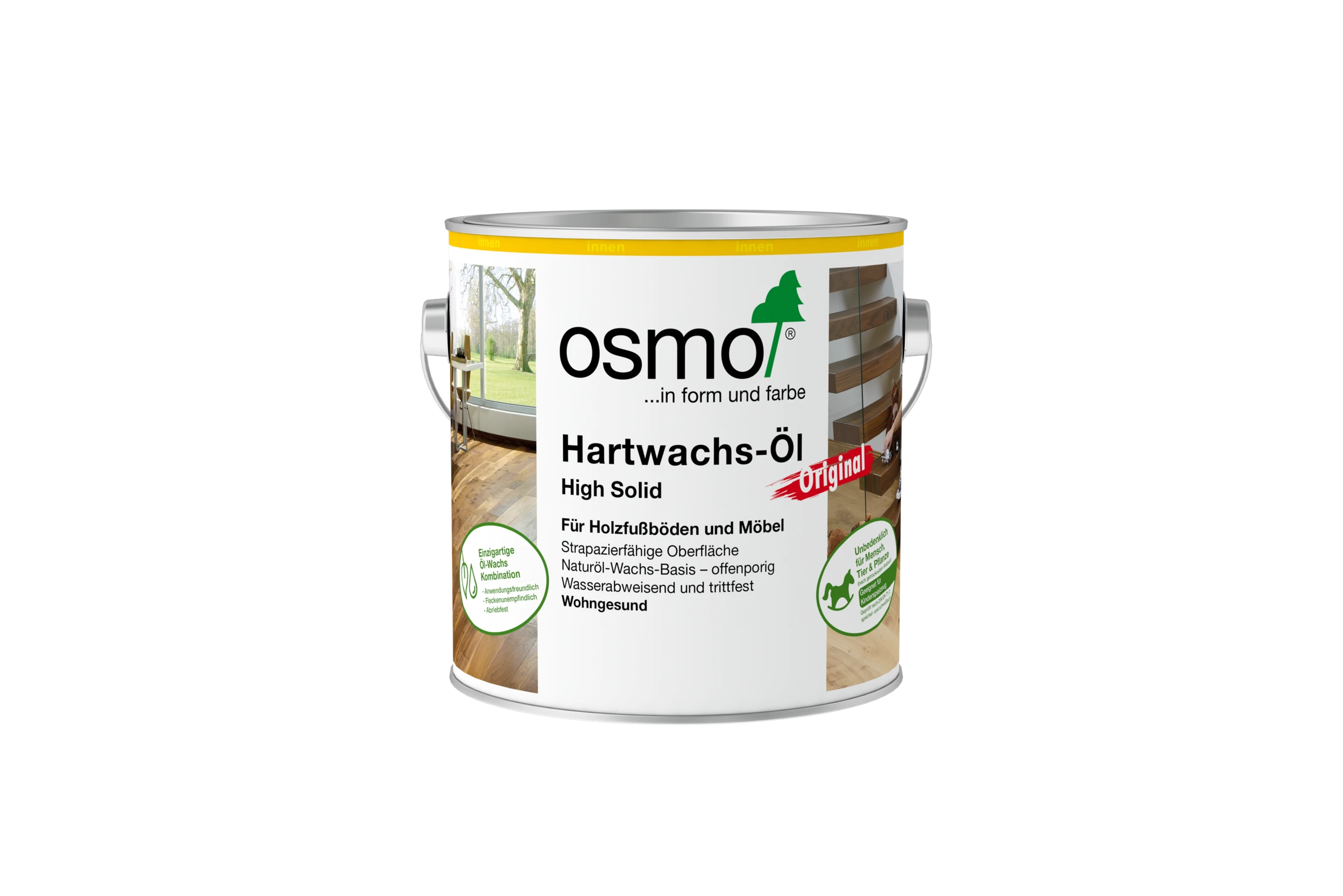 3032 Hartwachs-Öl Original Farblos Seidenmatt 2,5L