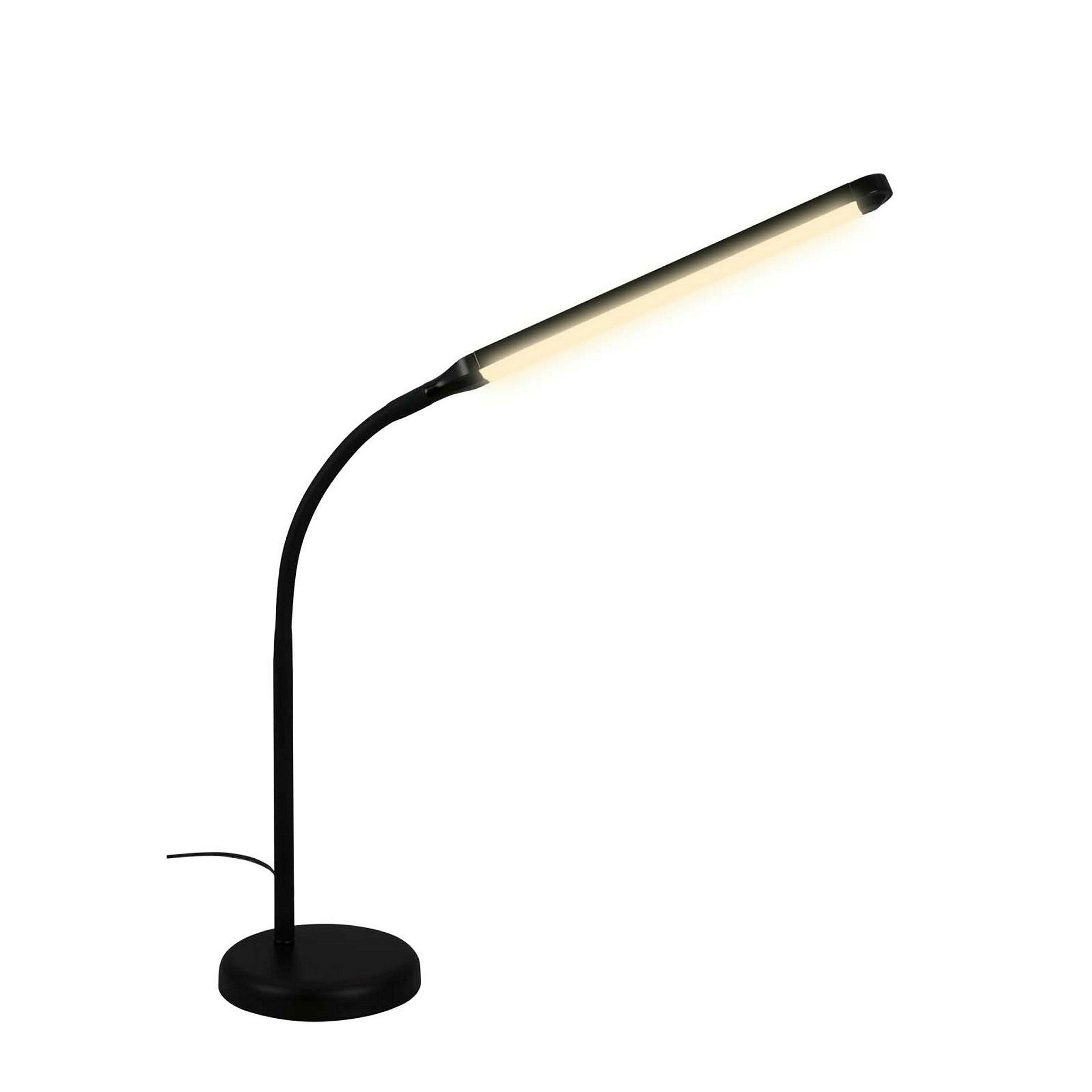 LED Tischleuchte, schwarz, 1xLED-Platine/6W