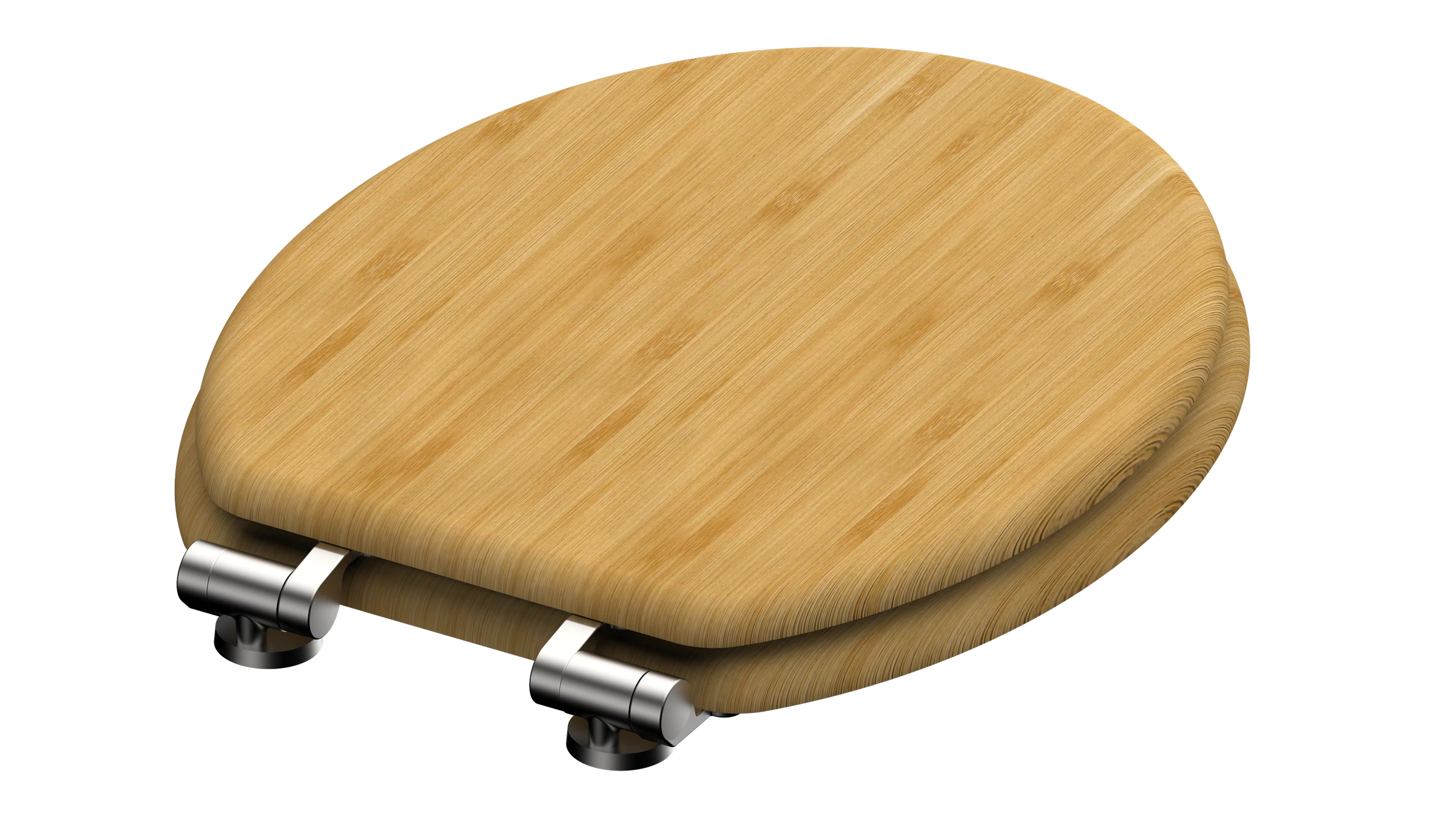 WC-Sitz NATURAL BAMBOO, Bambus, mit Absenkautomatik