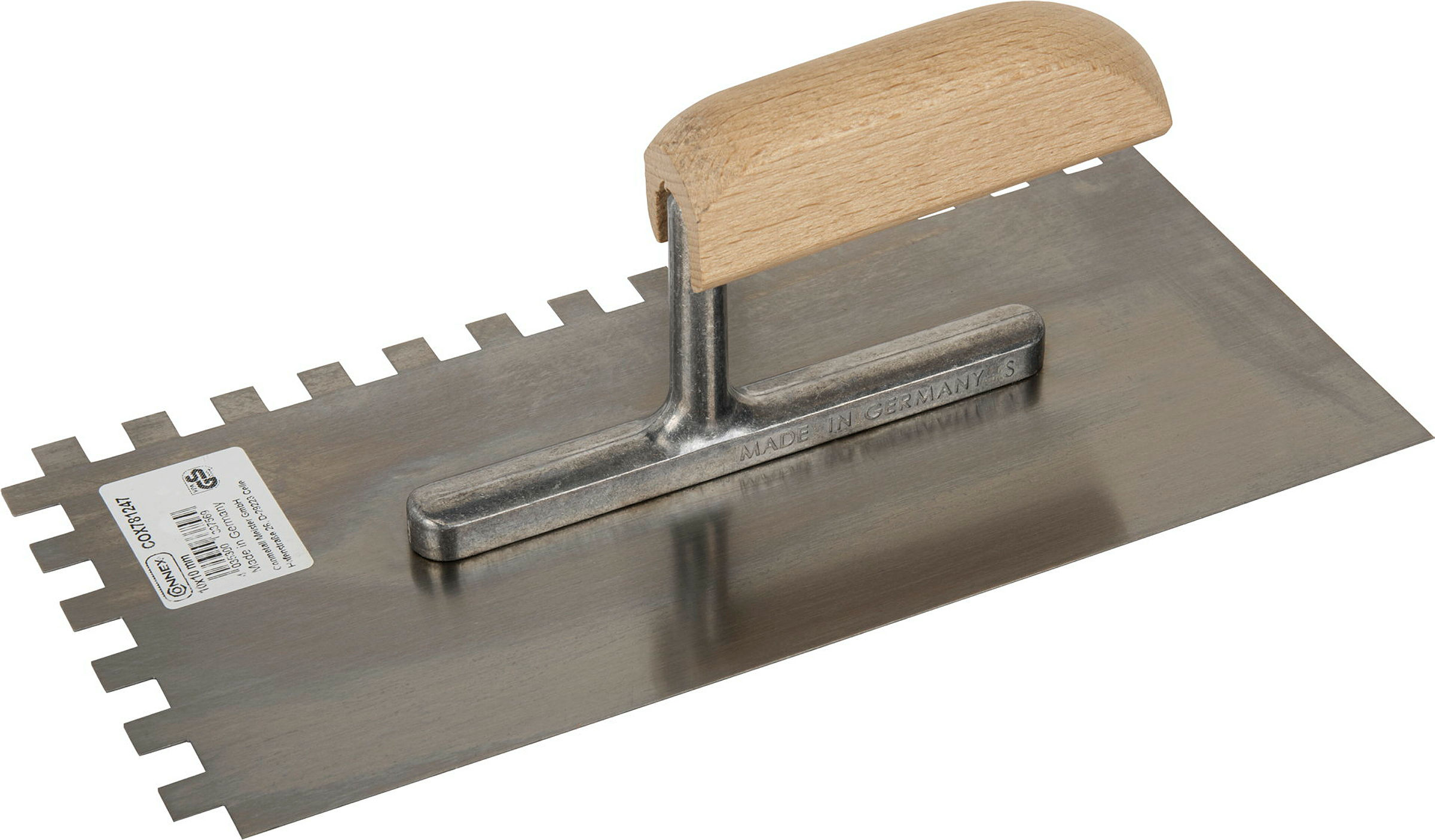 Zahnglättekelle 280x130/10x10mm