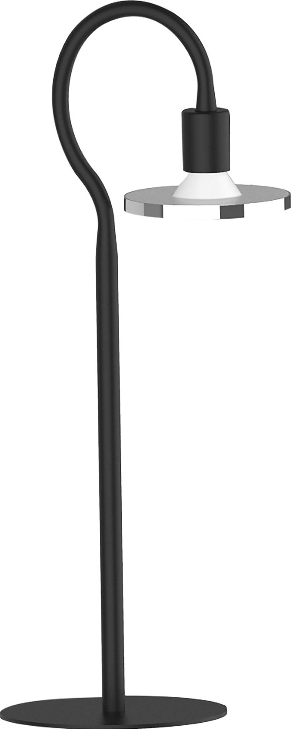 LM SIMPLESSA Tischl. Chrom/Schwarz 6W-420lm-GU10