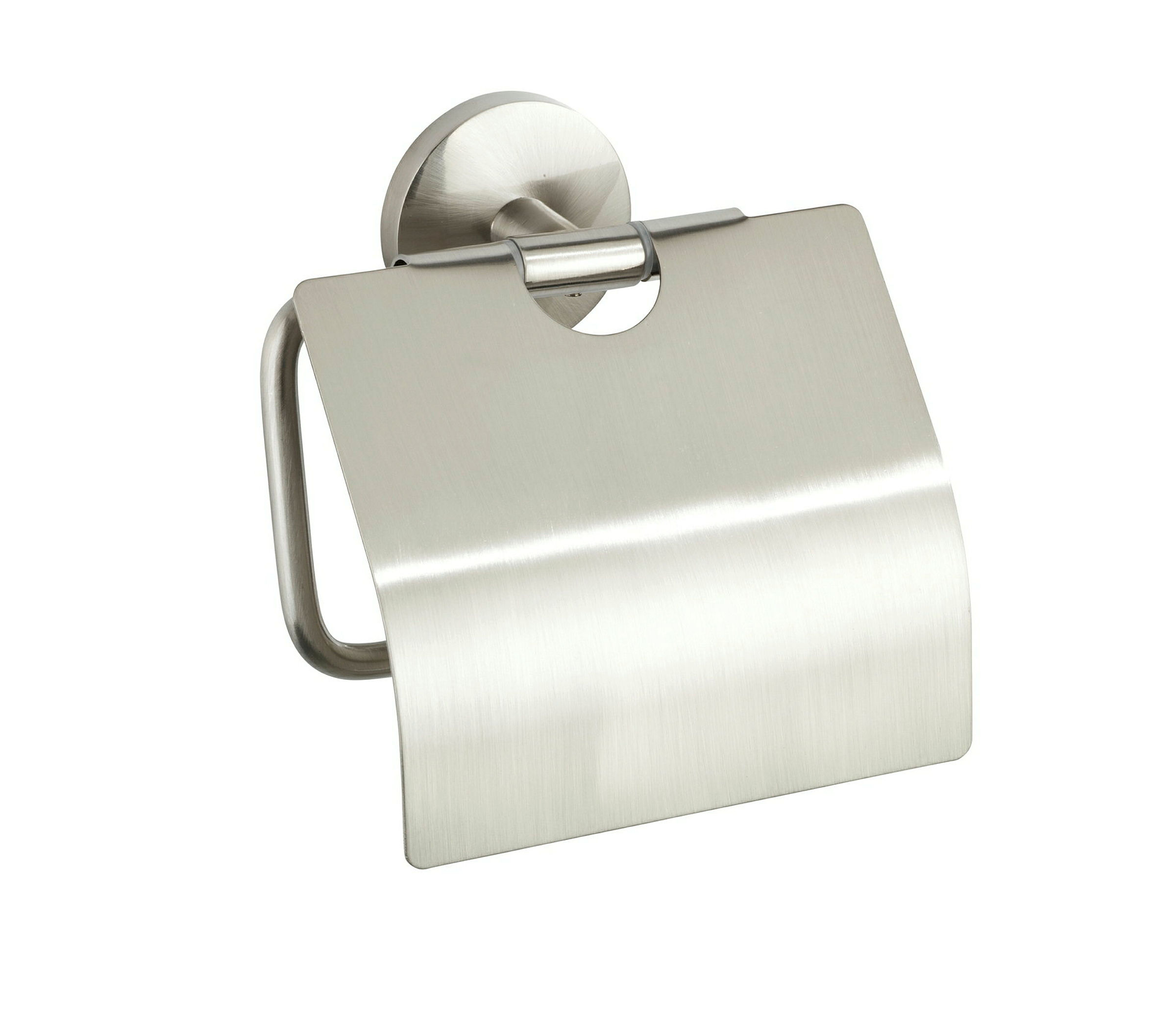 Toilettenpapierhalter m Deckel Cuba matt