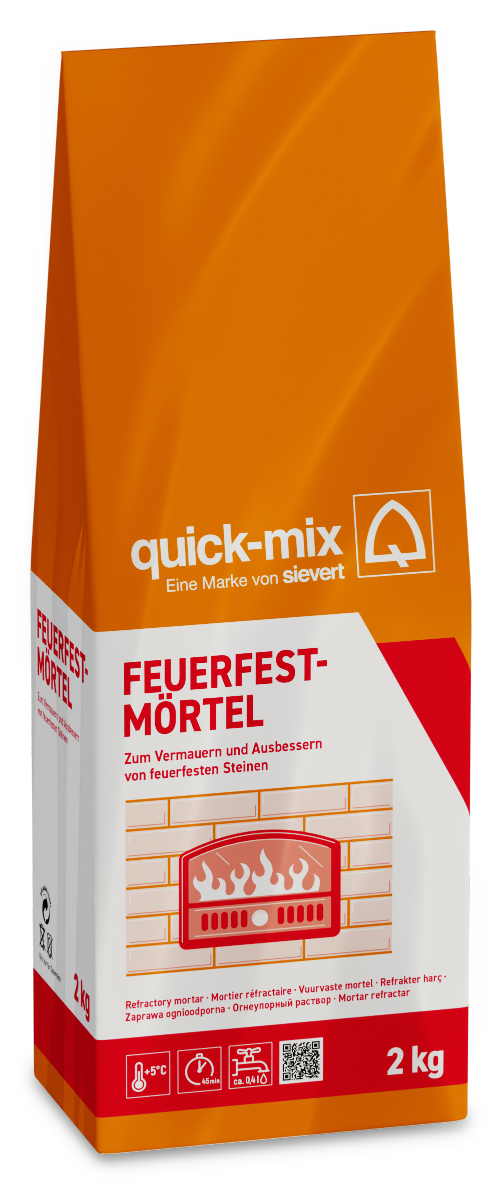 quick-mix Feuerfestmörtel 2 kg