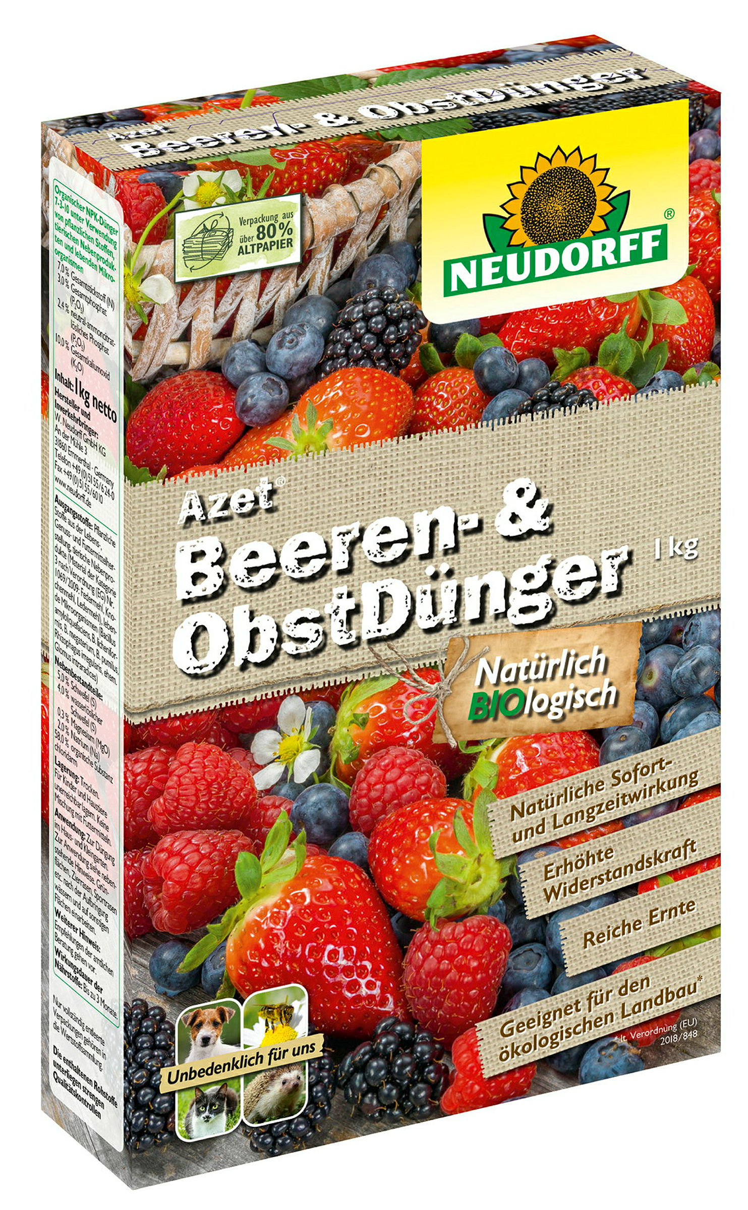 Neudorff Azet Beeren- undObstDünger, 1 kg