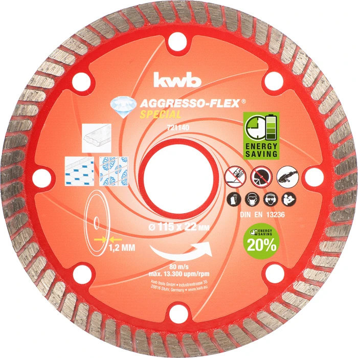 AGGRESSO-FLEX® DIAMANT Du nntrennscheibe, ø 115 mm