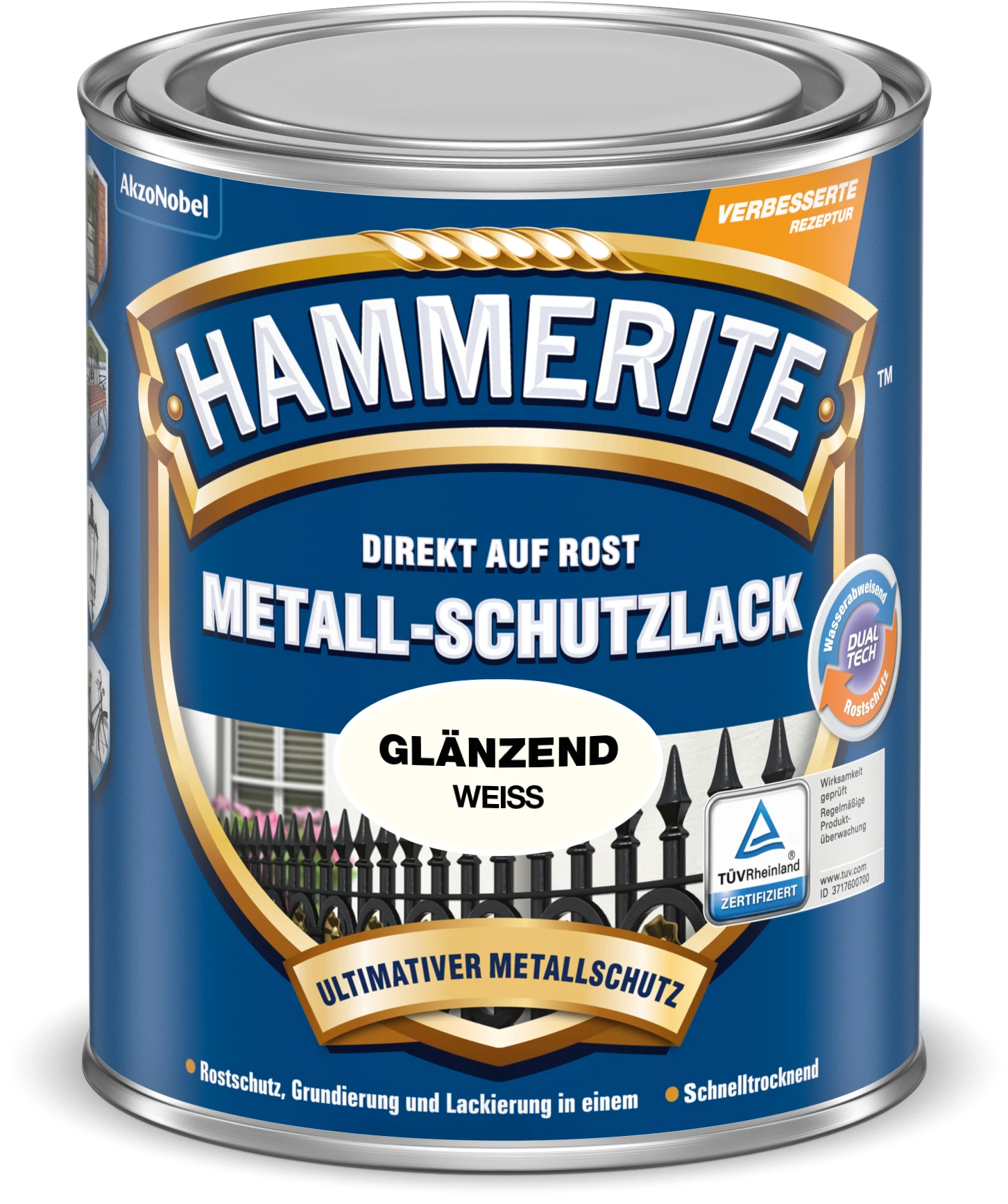 Hammerite MSL glänzend WEISS 250ML
