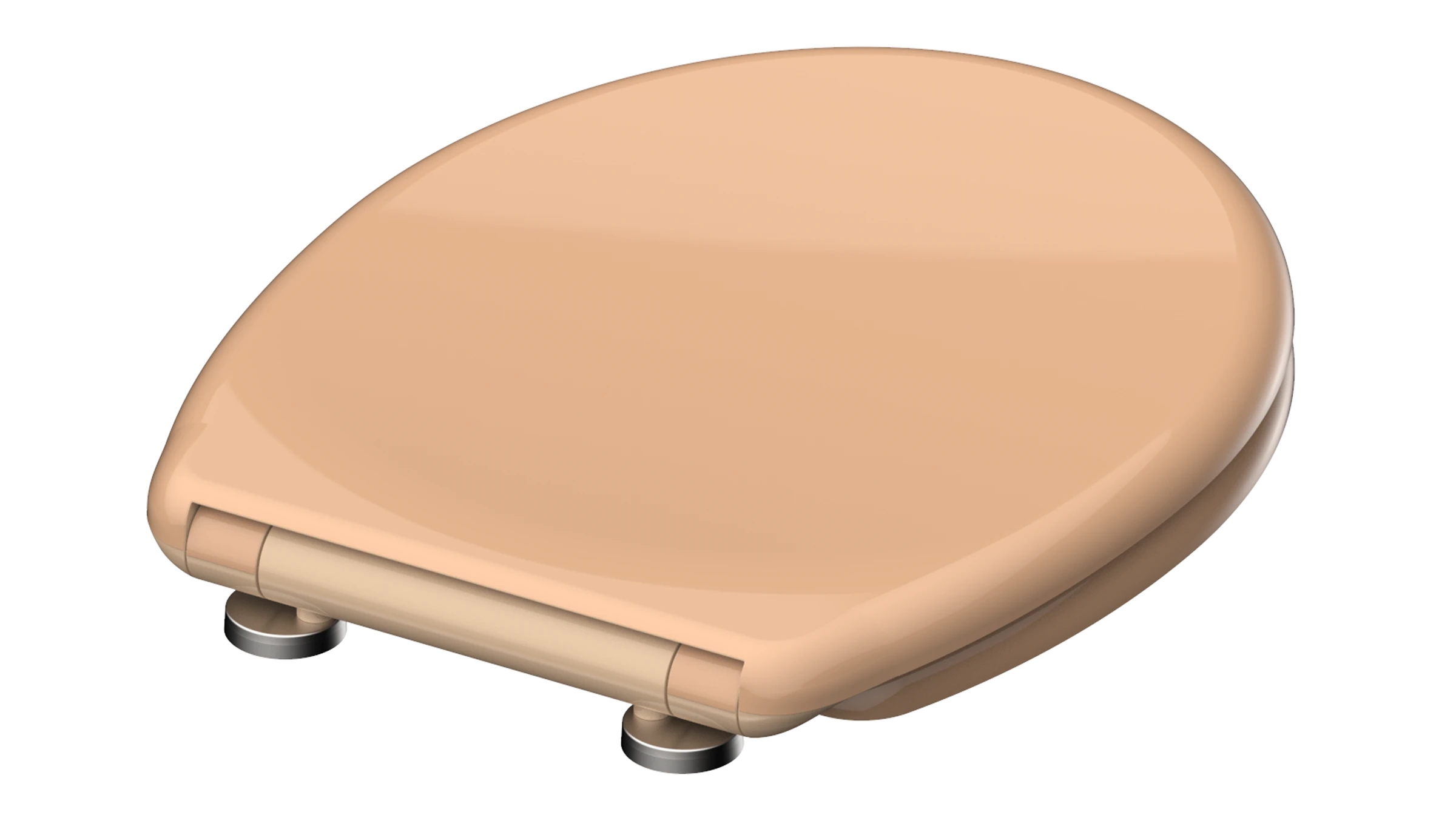 Duroplast WC-Sitz BEIGE, mit Absenkautomatik und Schnellverschluss