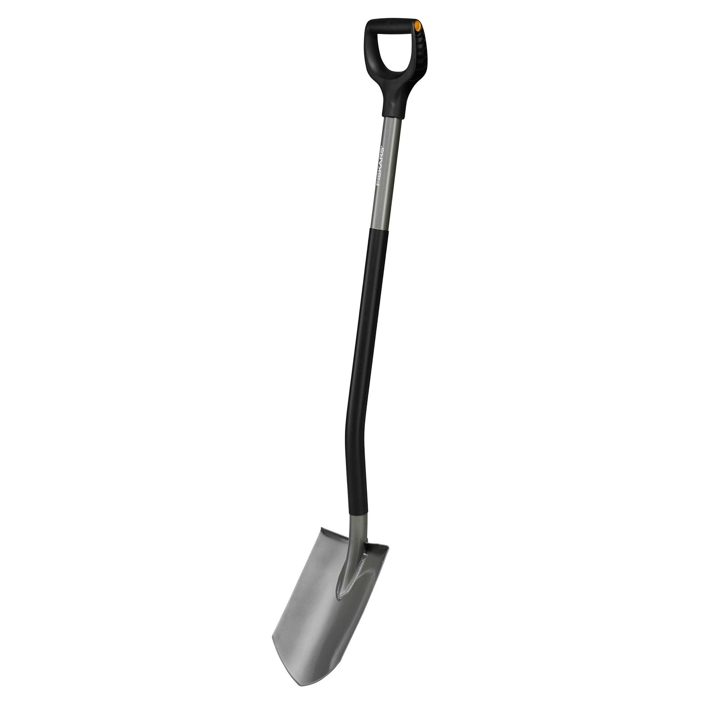 Fiskars Ergonomic Spaten Spitz Grey Ergonomic Spaten Spitz Grey