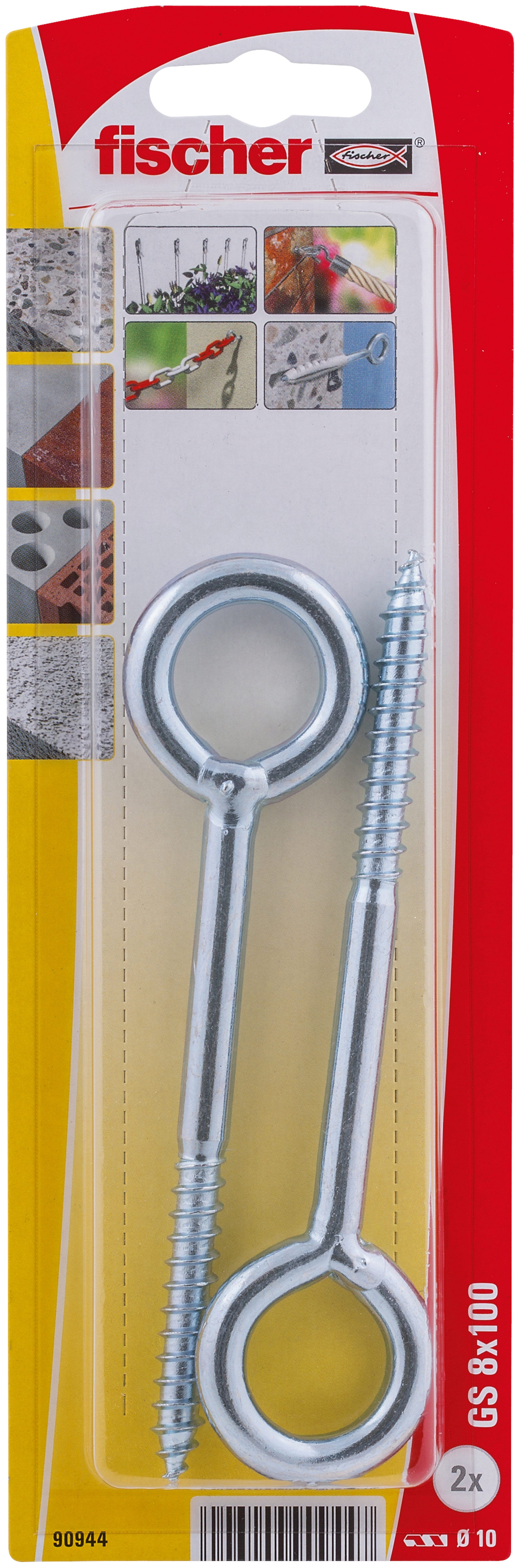 fischer Ösenschraube GS 8 x 100