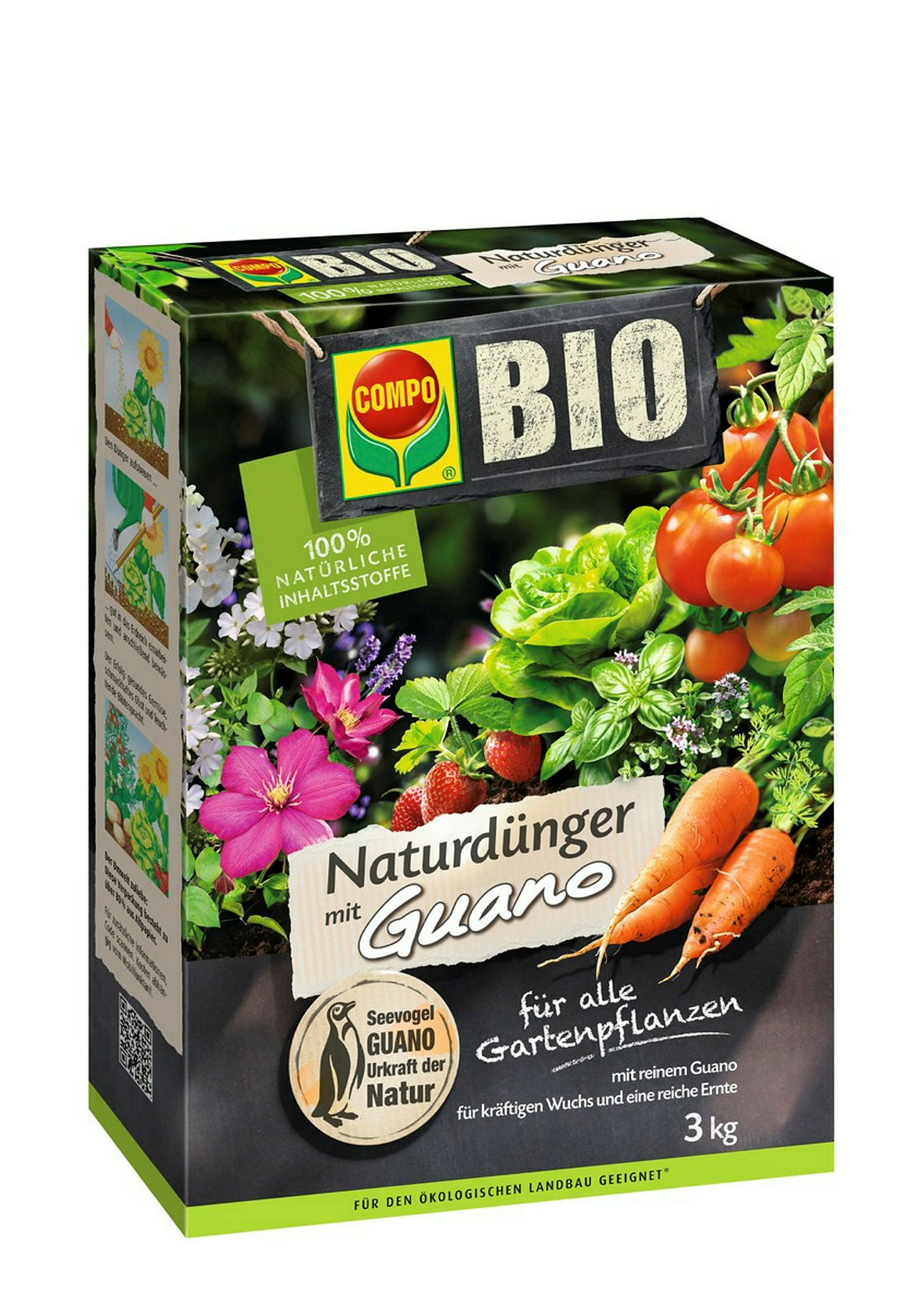 COMPO BIO NaturDünger Guano3 kg
