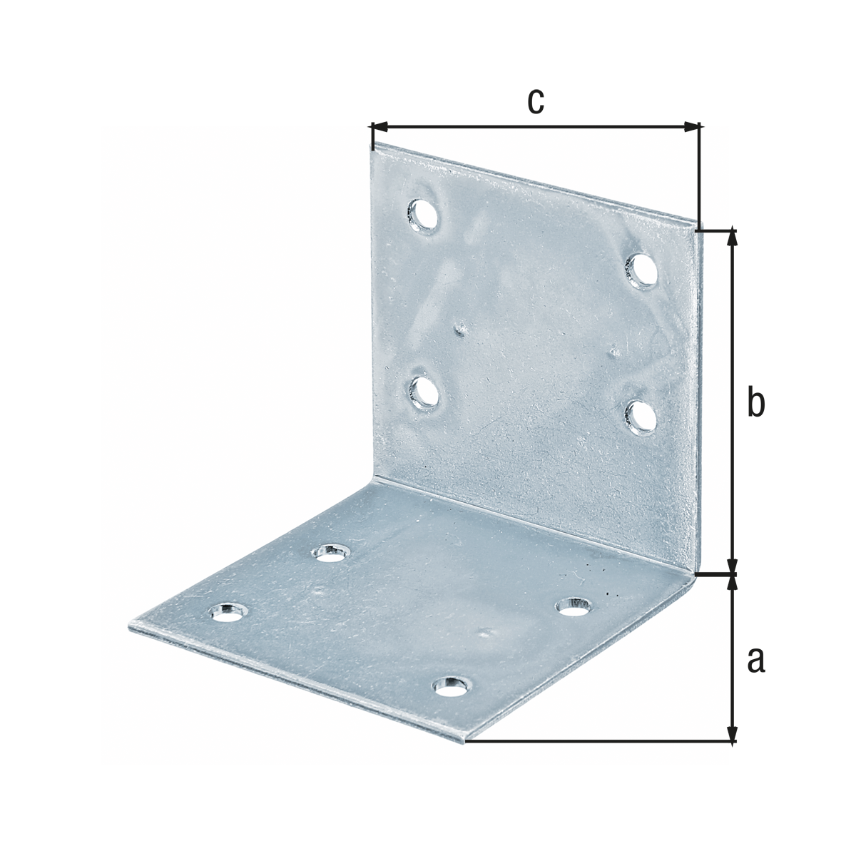 Breitwinkel 60x60x60 sendzimirverzinkt