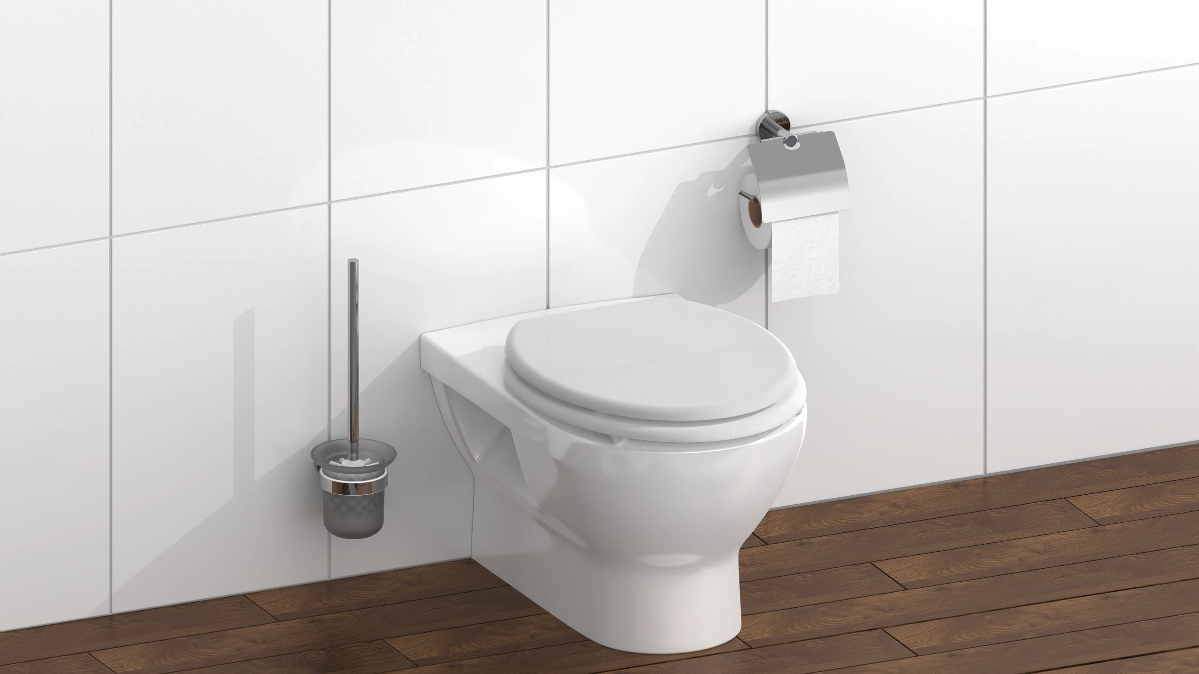 Holzkern WC-Sitz WHITE