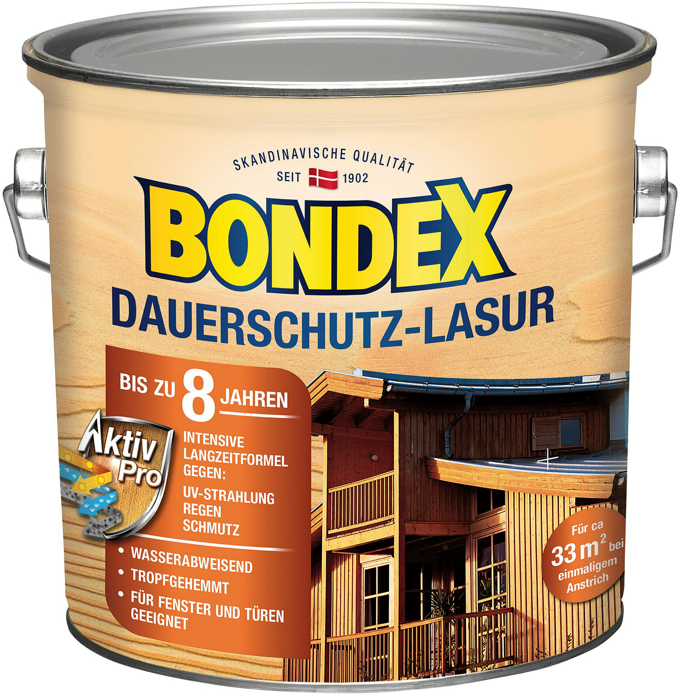 BONDEX Dauerschutz-Lasur Nussbaum 2,50l