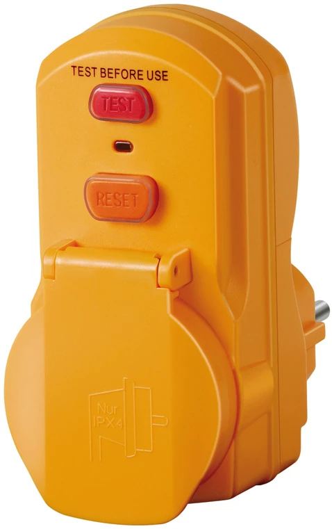 Personenschutz-Adapter 30mA  Blisterverpackung *DE*
