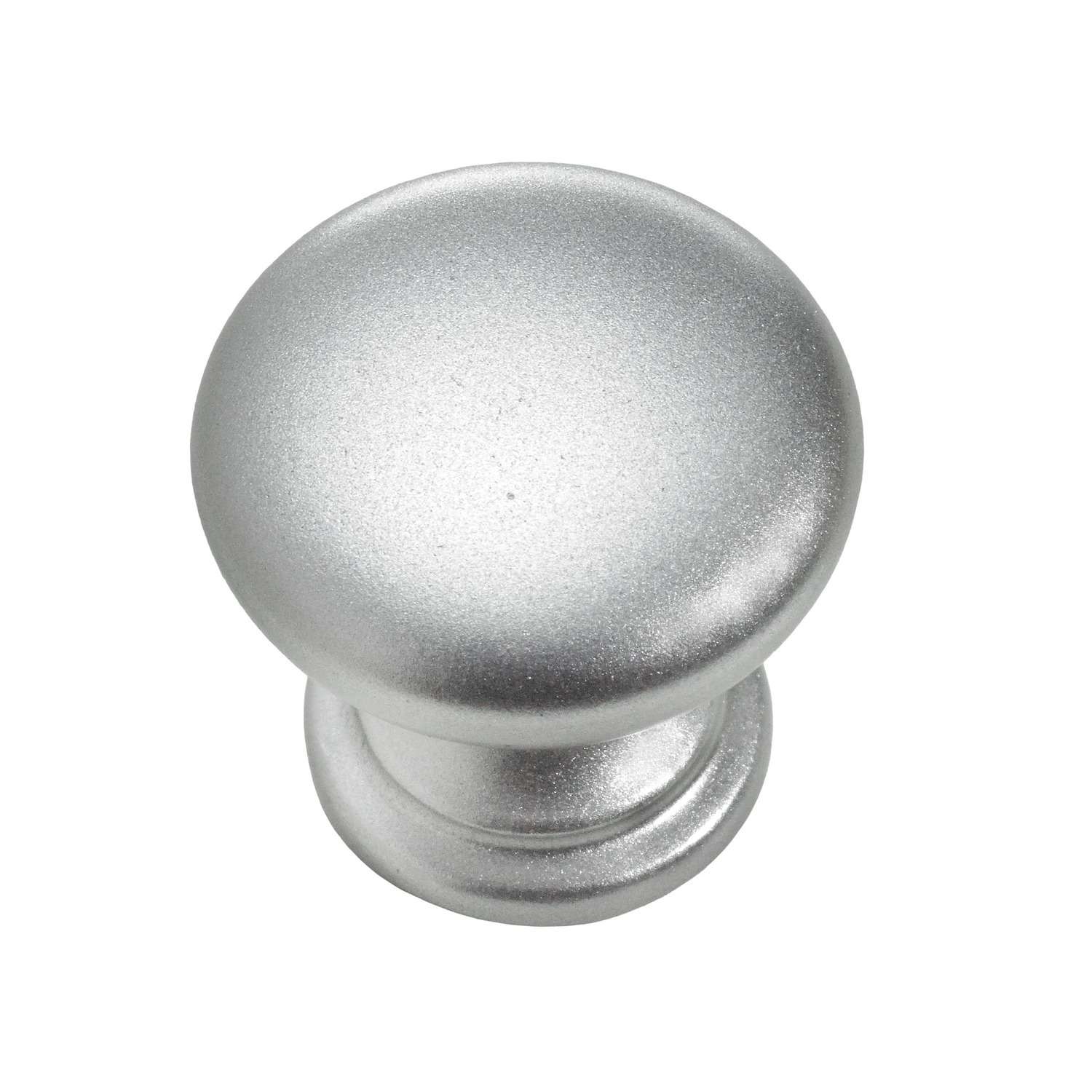 Möbelknopf D25mm Kunststoff Alu-Optik