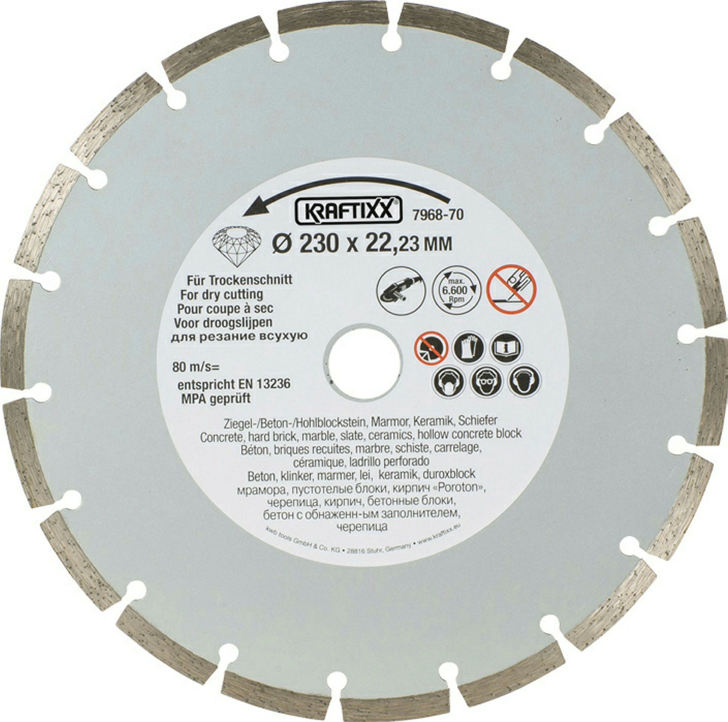 DIAMANT Trennscheibe, Ø 230 x 22 mm