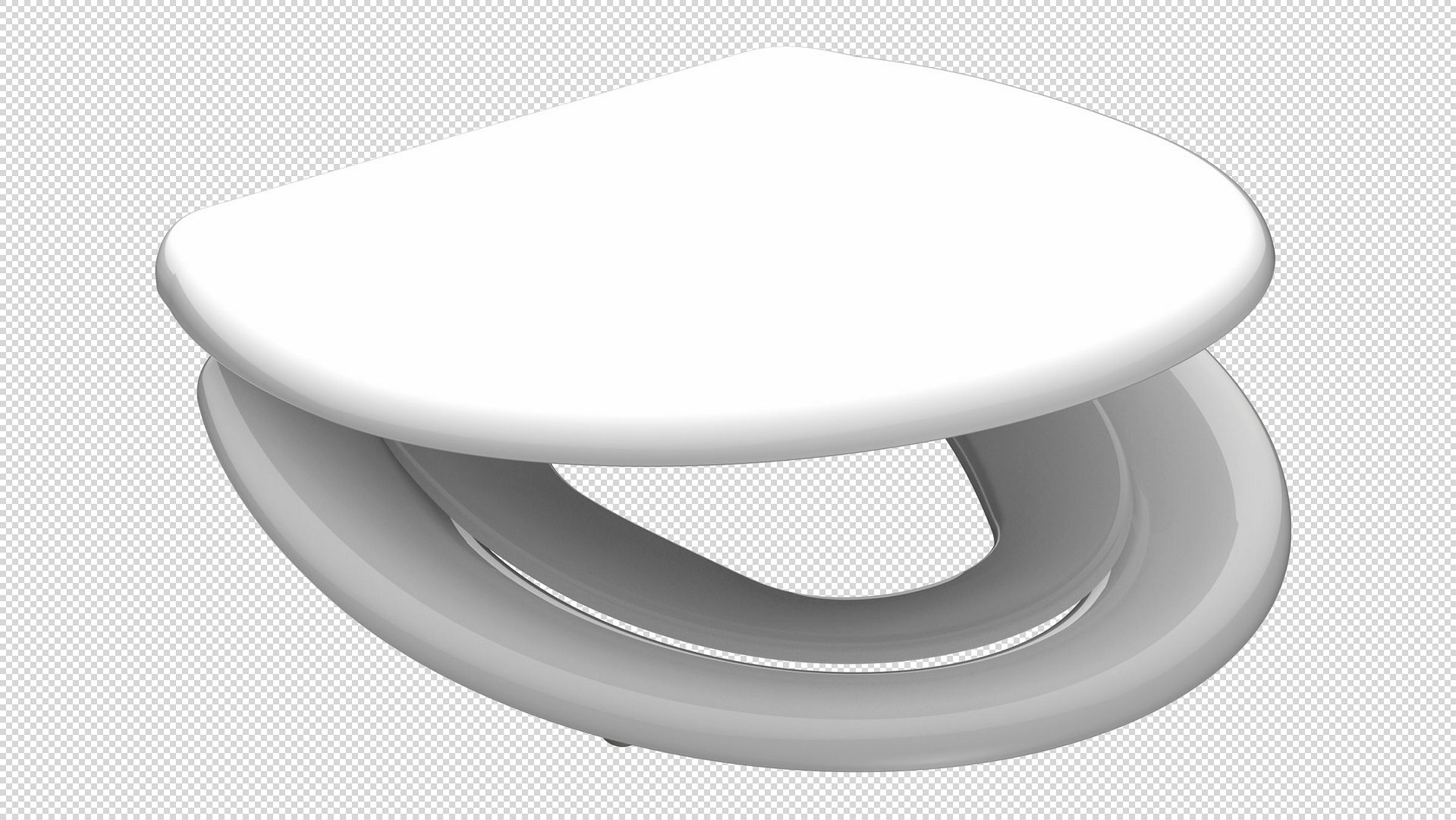 Duroplast WC-Sitz FAMILY WHITE, mit Absenkautomatik und Schnellverschluss