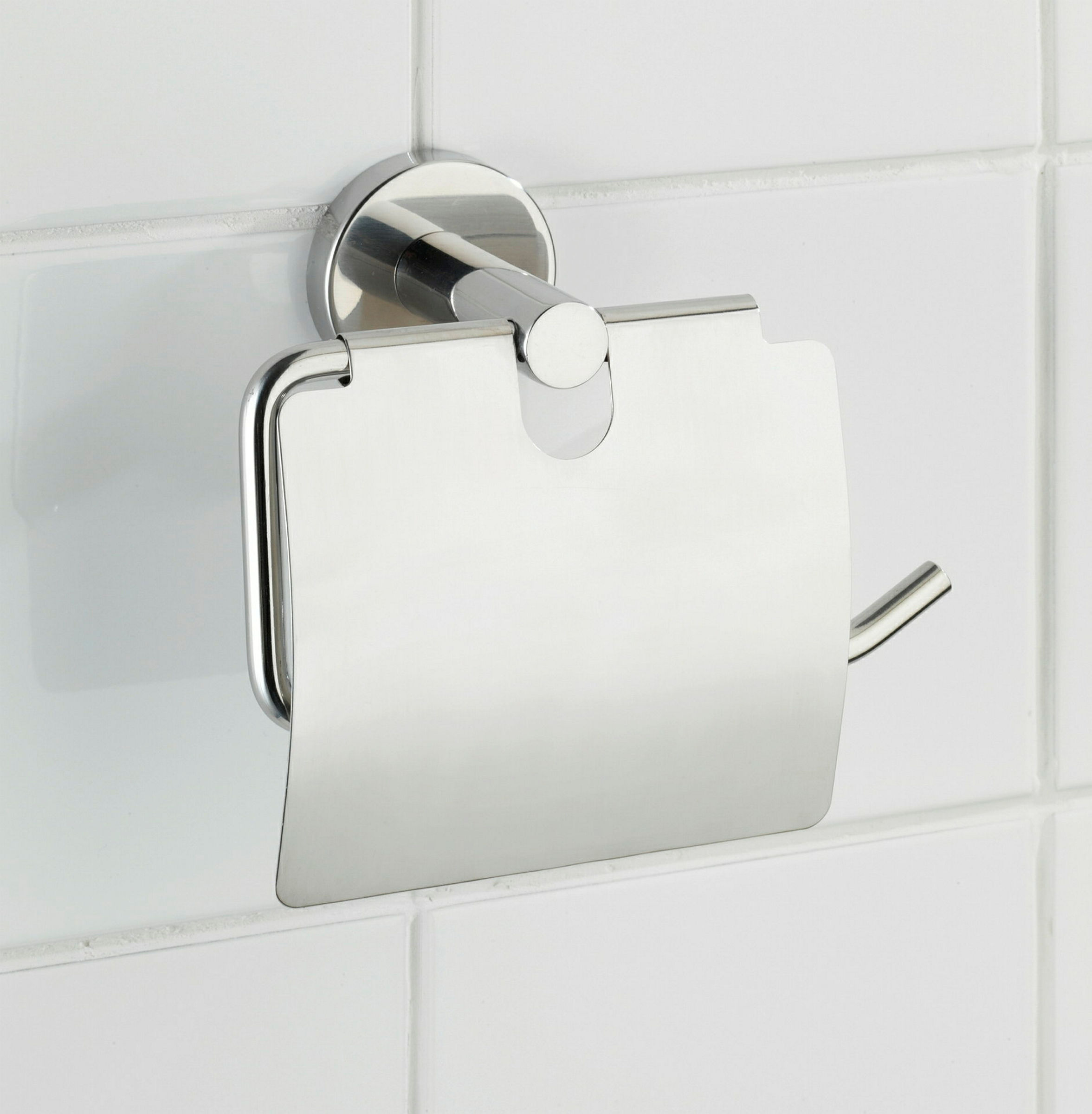 Toilettenpapierh. m.Deckel, Bosio Shine