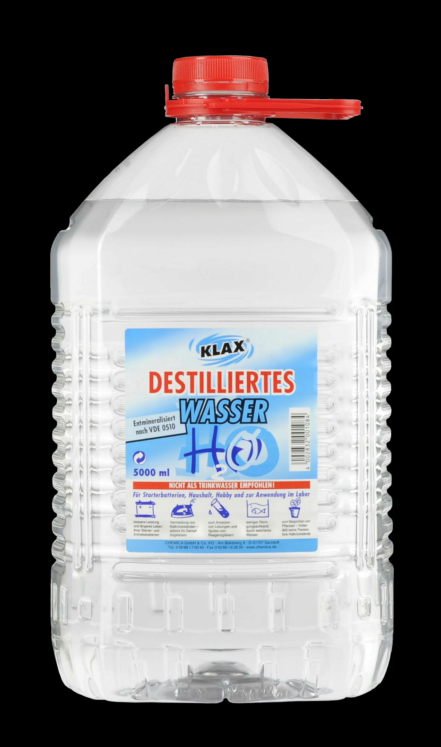 Klax Destilliertes Wasser 5L