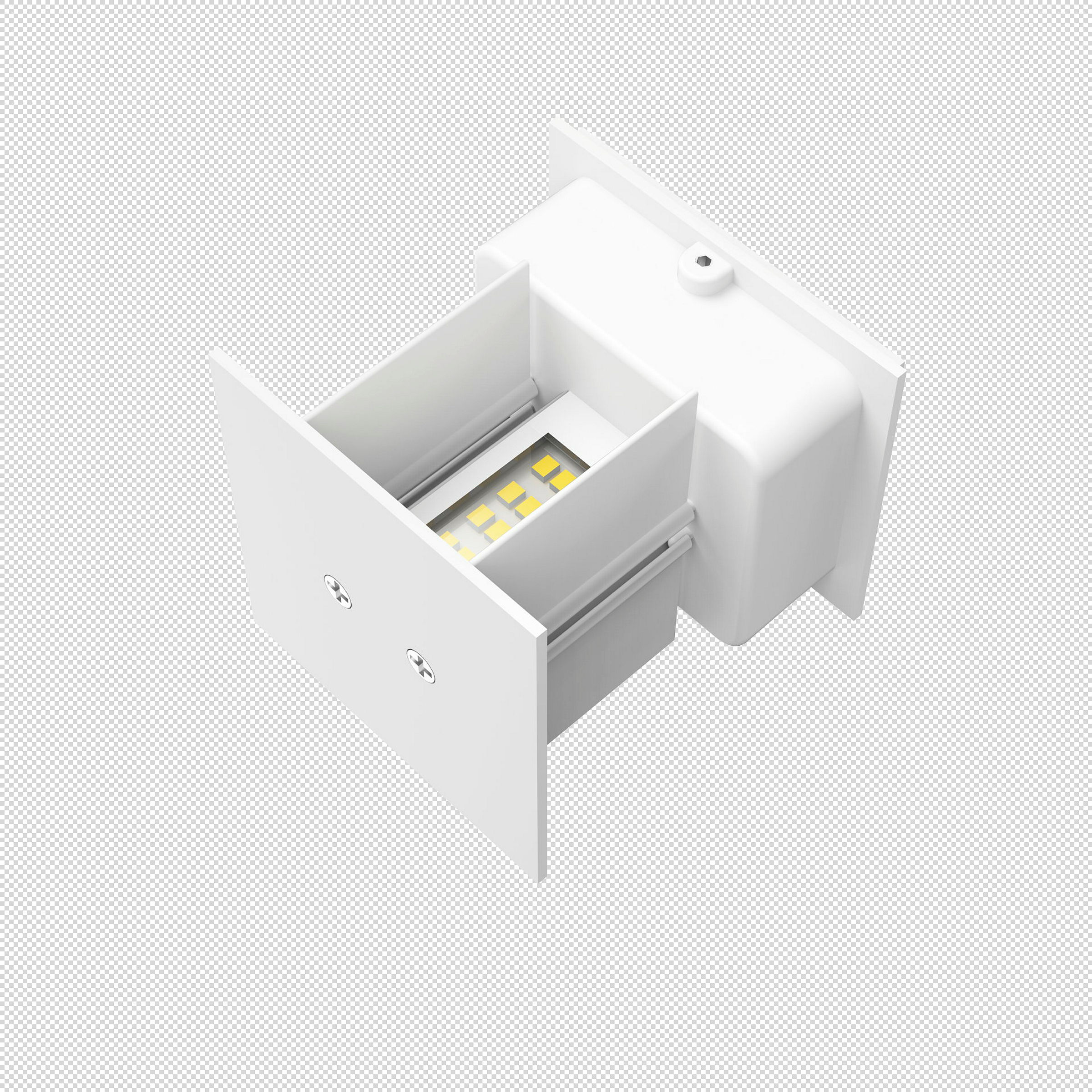 Hama LED Wandlampe für innen und außen, WLAN, App- u. Sprachsteuerung, Weiß