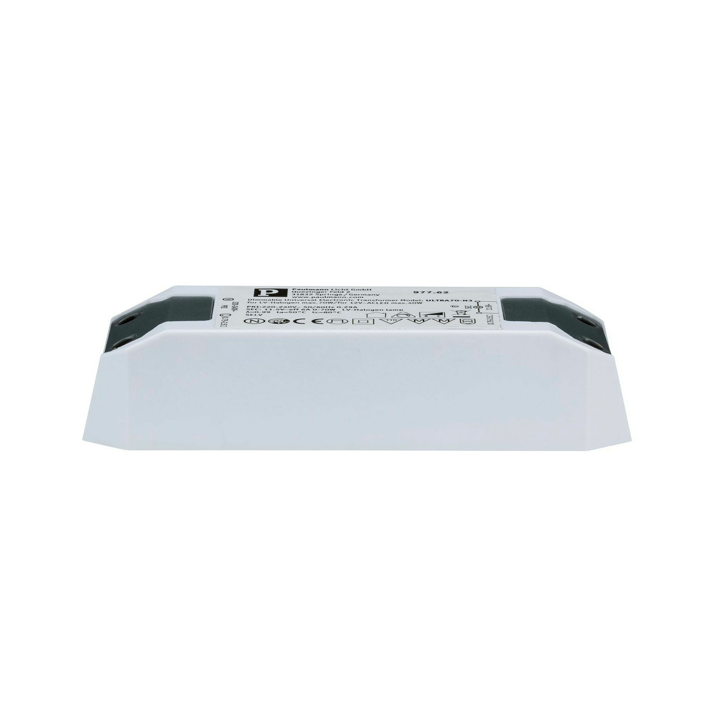 Elektroniktrafo Halo+LED 0-50W 230/12V 50VA