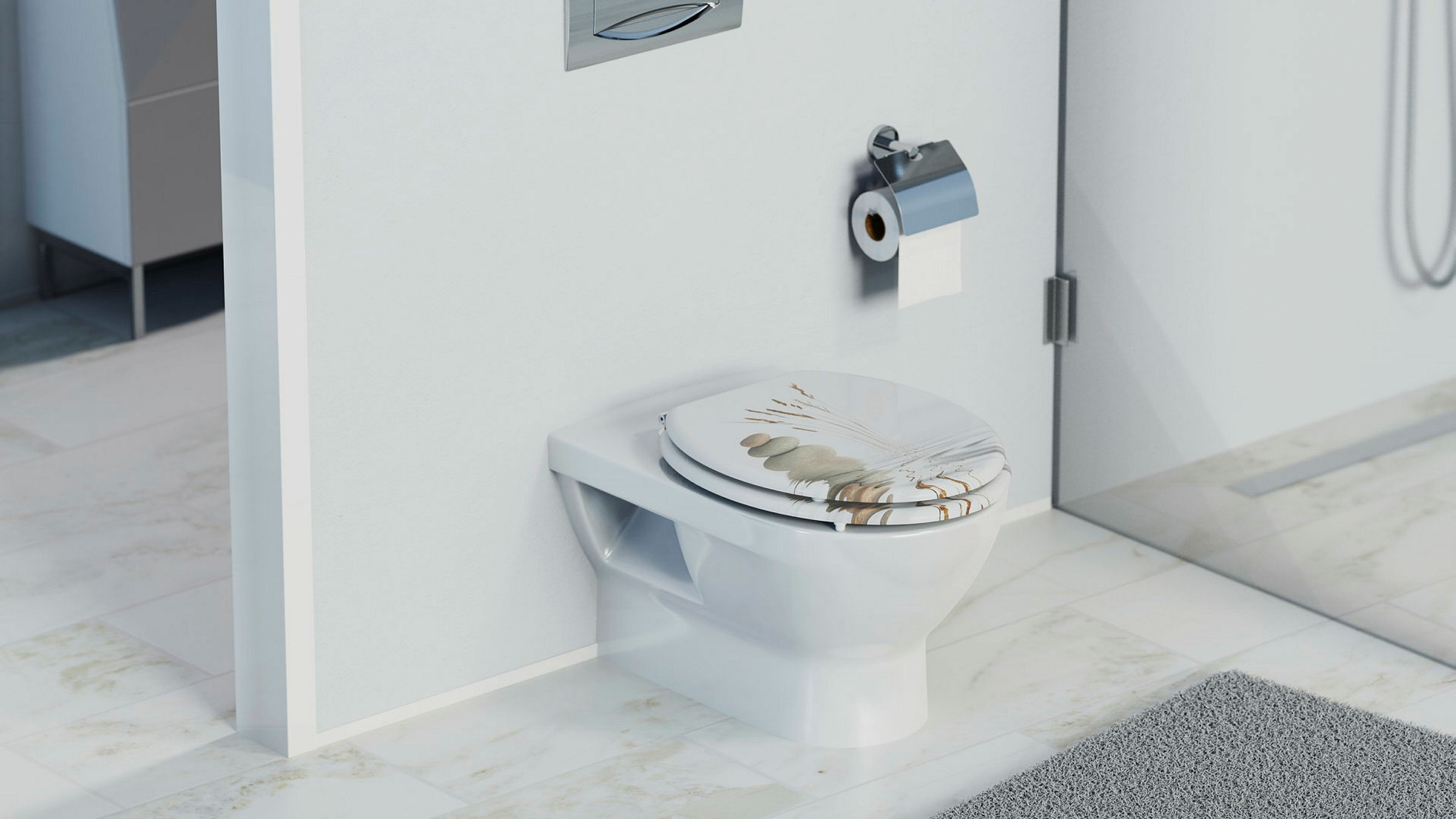 MDF WC-Sitz BALANCE, mit Absenkautomatik