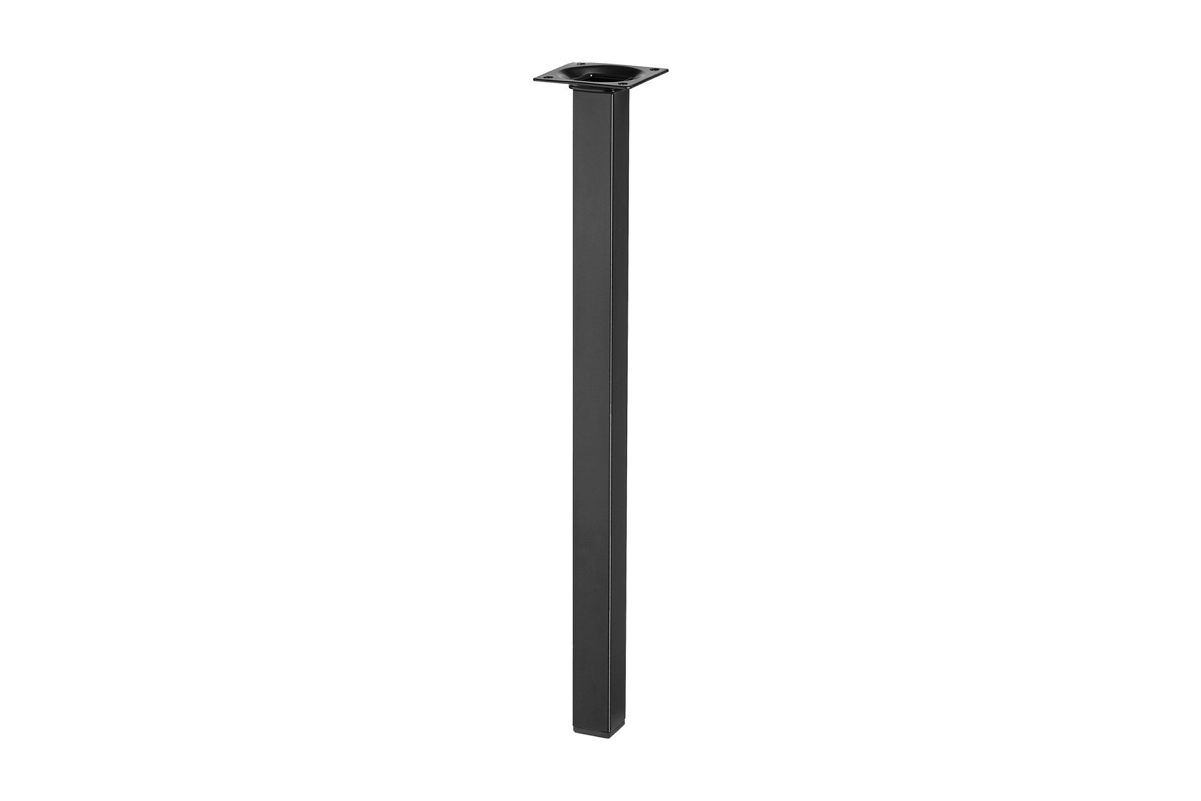 Möbelfuß PLIX 400x24x24 mm schwarz