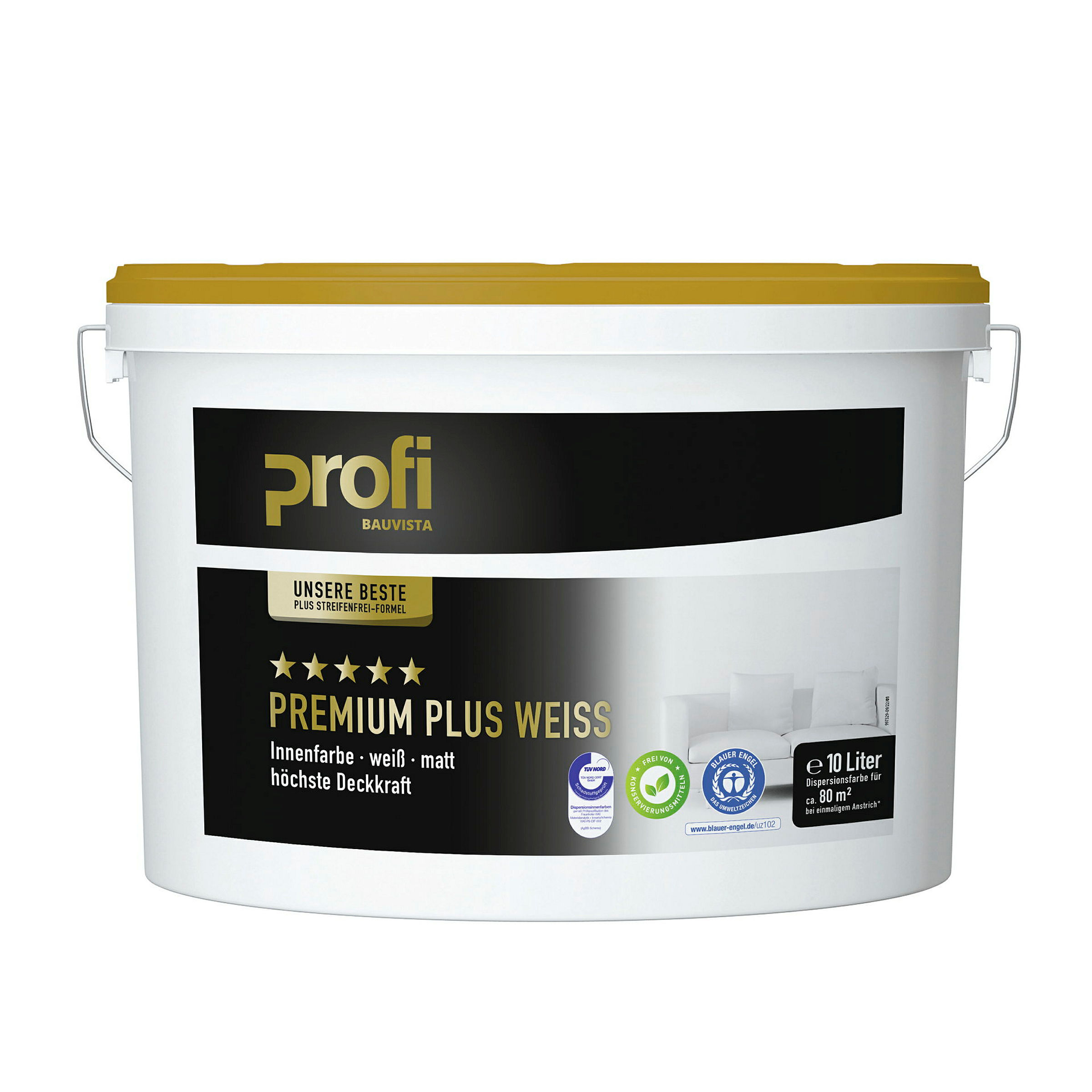 PROFI Premium Plus Weiss 10 L