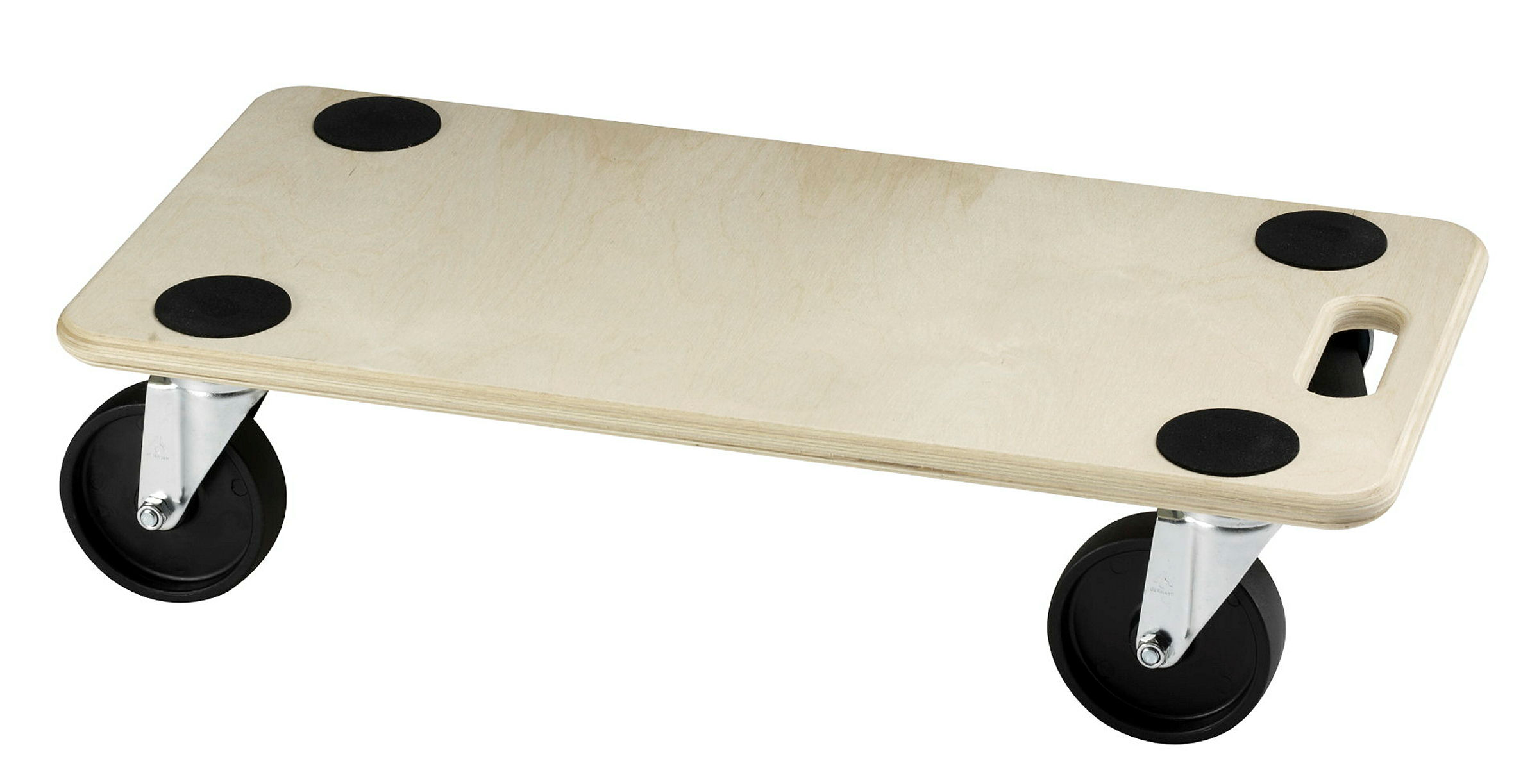 Transporthilfe Massiv 590x290 mm, Multiplexplatte, Kunststoff-Rollen