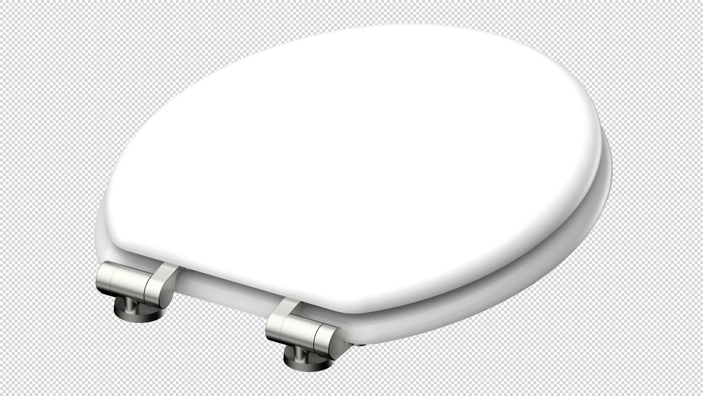 Holzkern WC-Sitz WHITE, mit Absenkautomatik