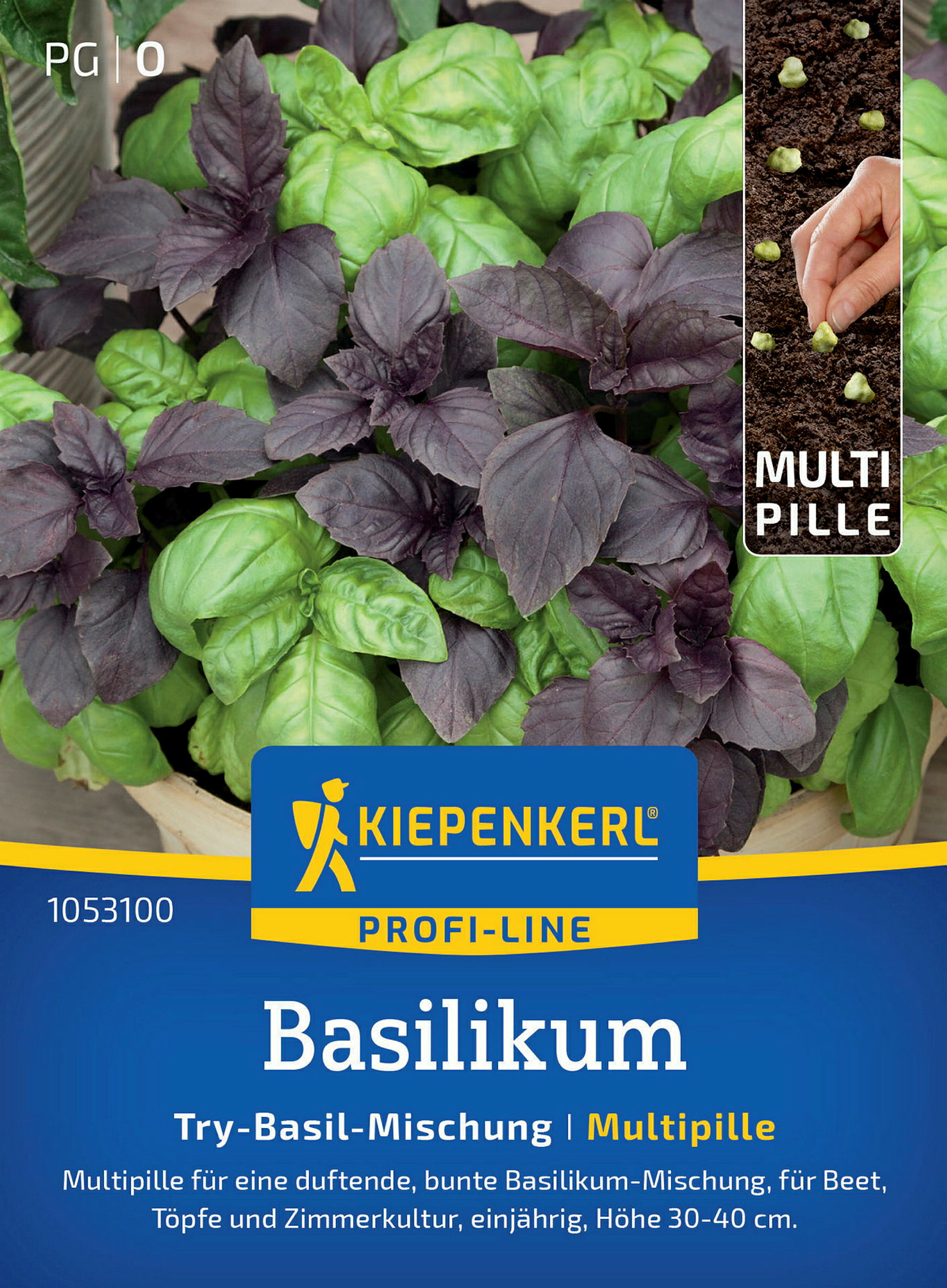 Kiepenkerl Basilikum Try-Basil Mischung, Multipille