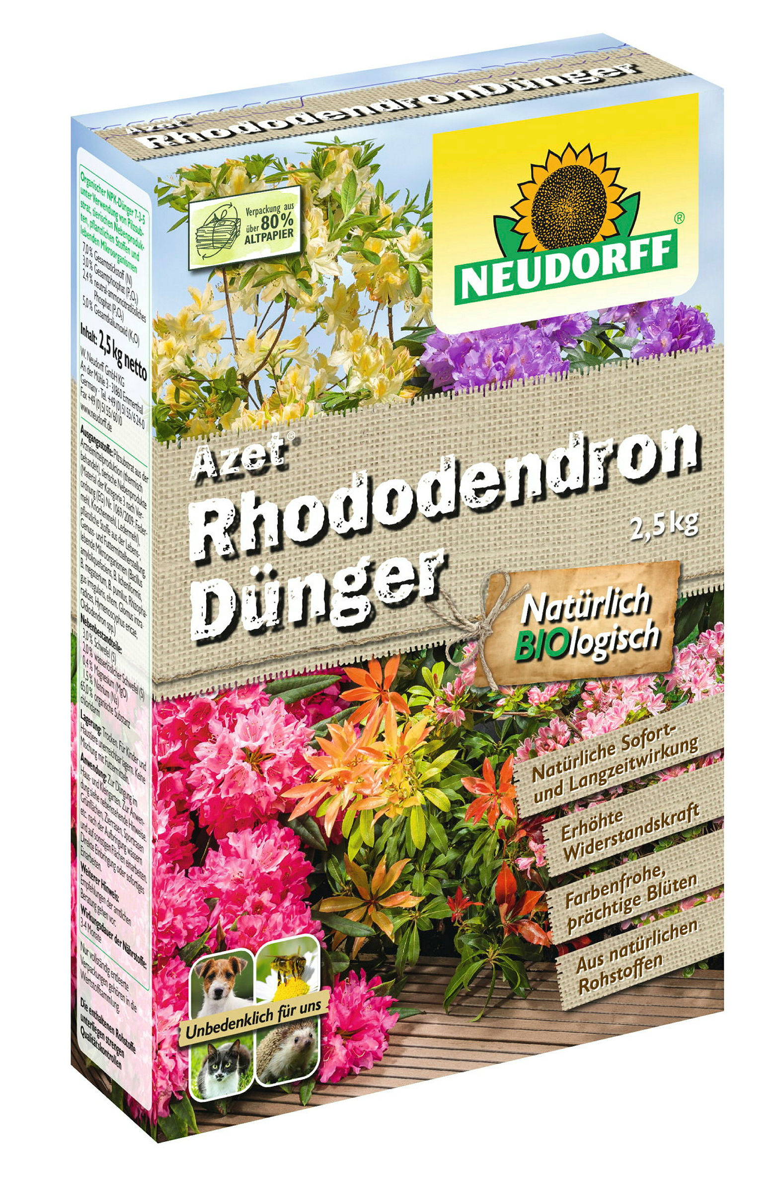 Neudorff AzetRhododendronDünger, 2,5kg