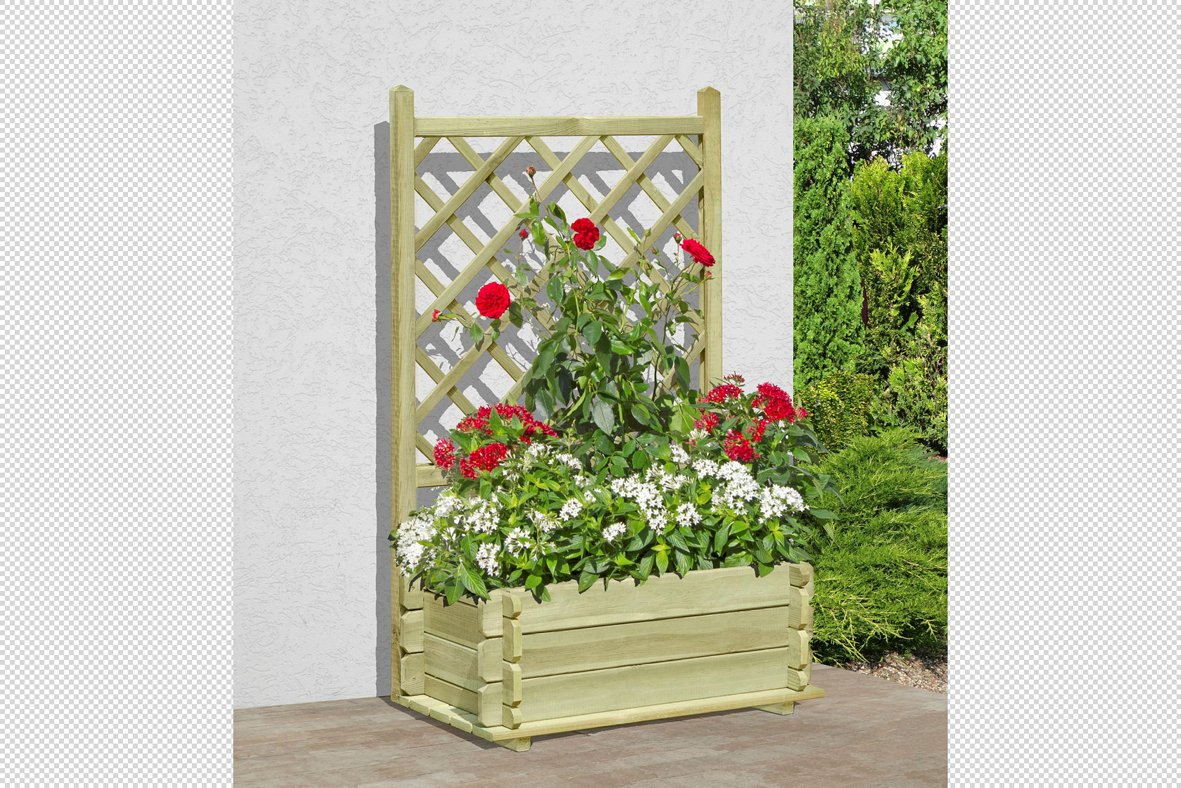 SENA Pflanzkasten grün 80x45x32cm