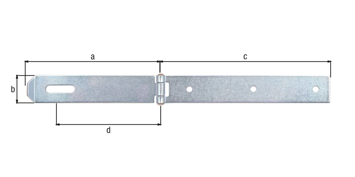 Überfalle Abschluss gerade 167x35x210 verzinkt
