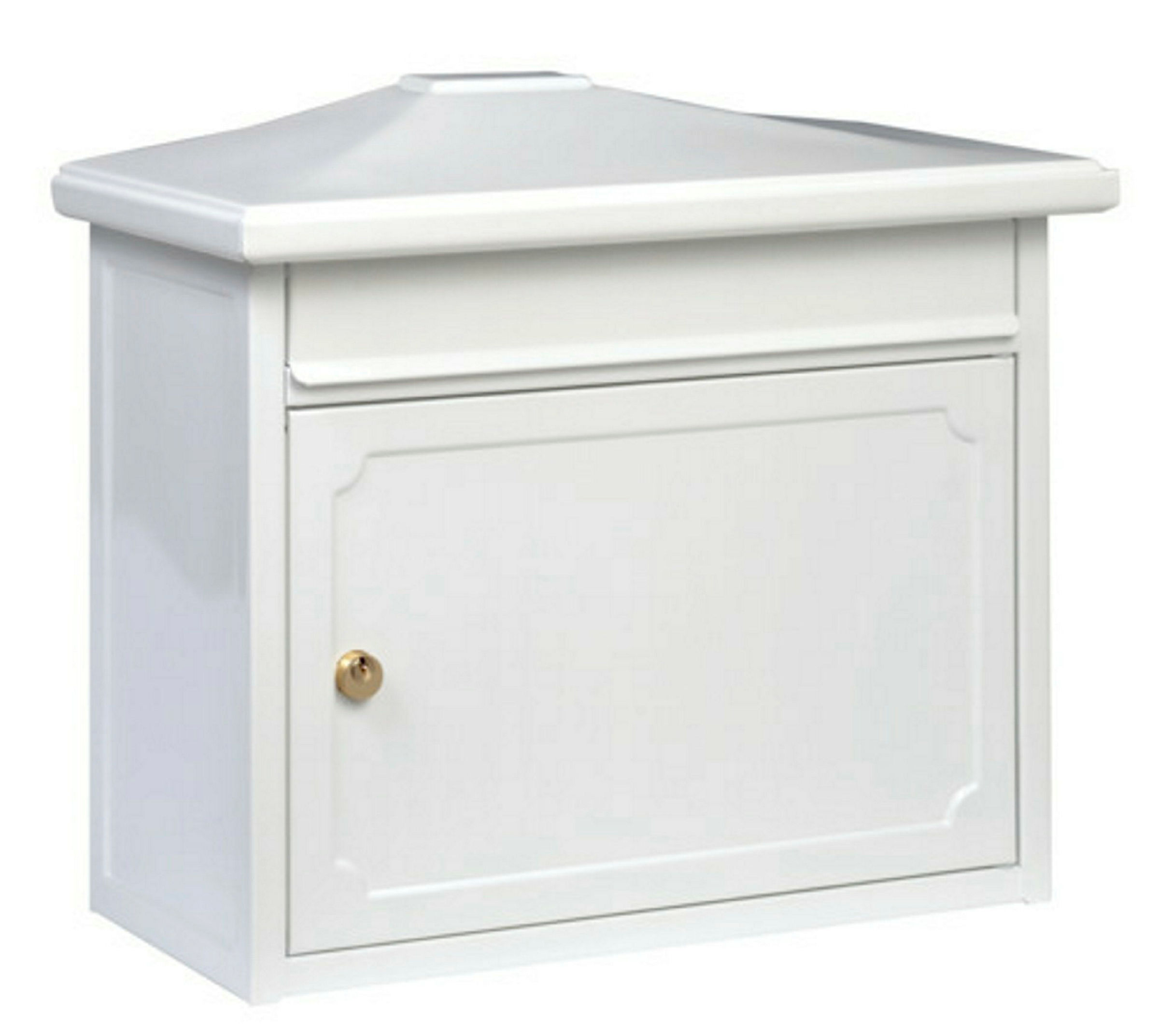 Briefkasten Stahl-lackiert Kopenhagen 882W weiss