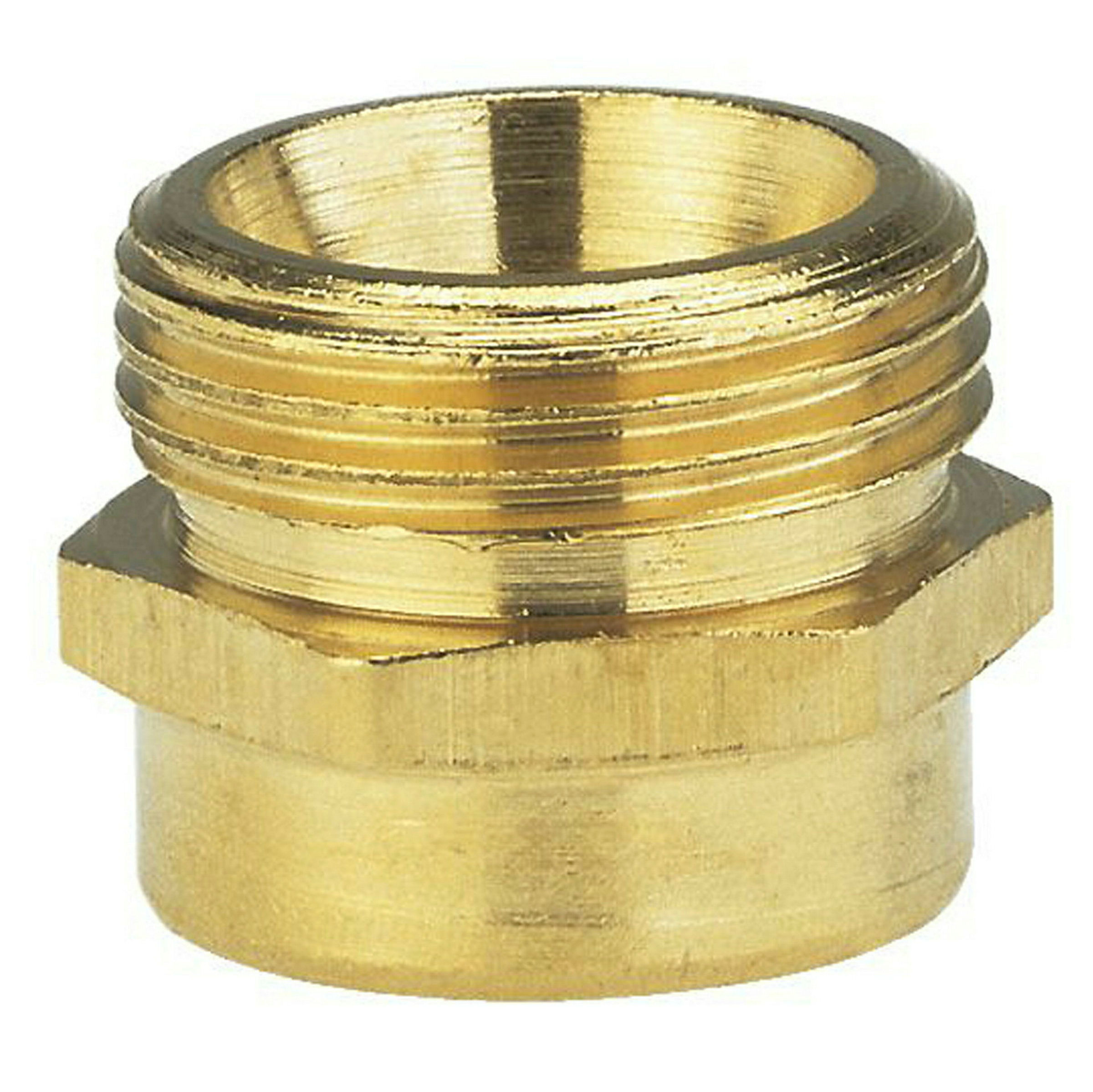 Messing-Reduzier-Gewindenippel, 26,5 mm (G 3/4)-AG / 33,3 mm (G 1)-IG