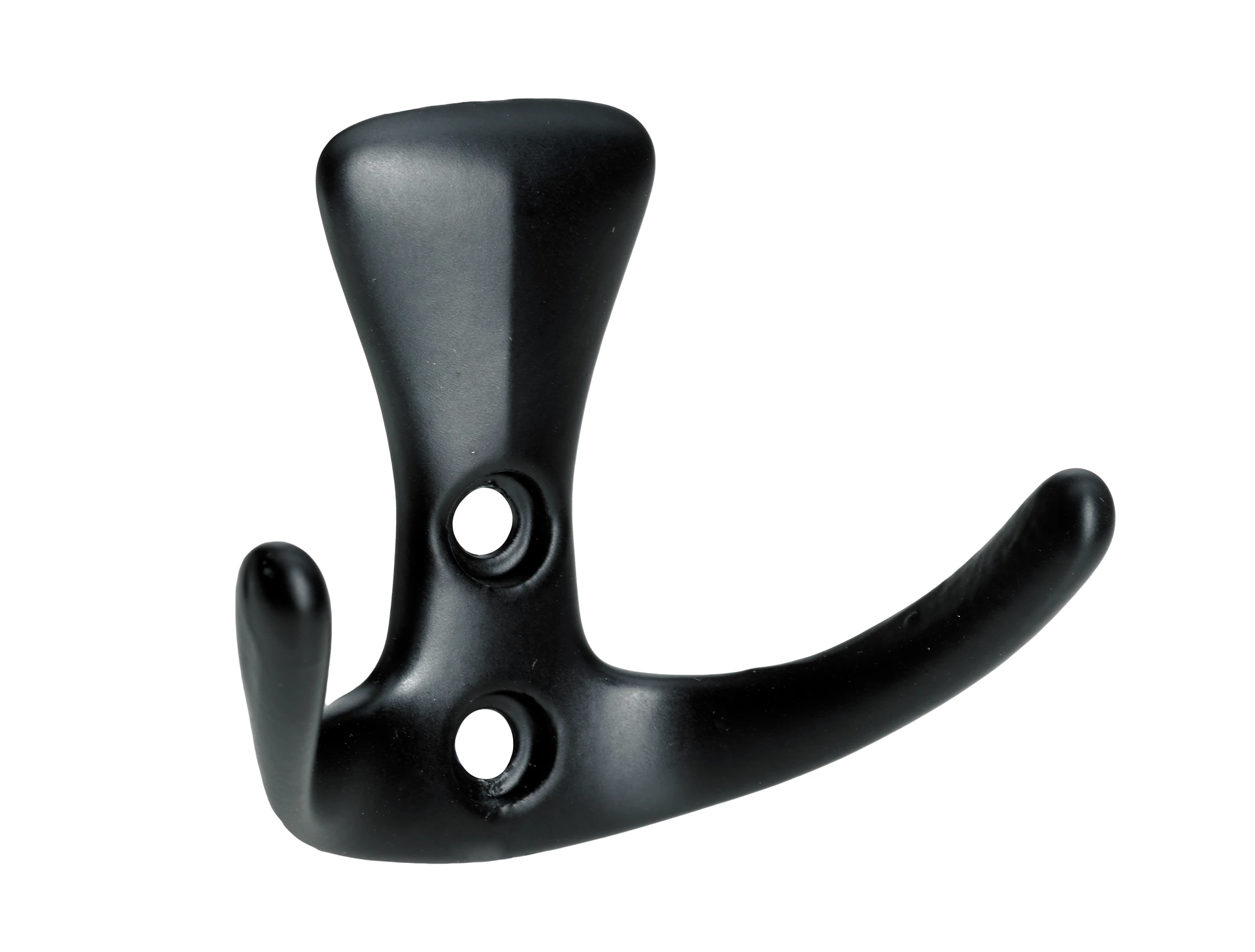 Haken Zinkdruckguss schwarz 67x55x34mm