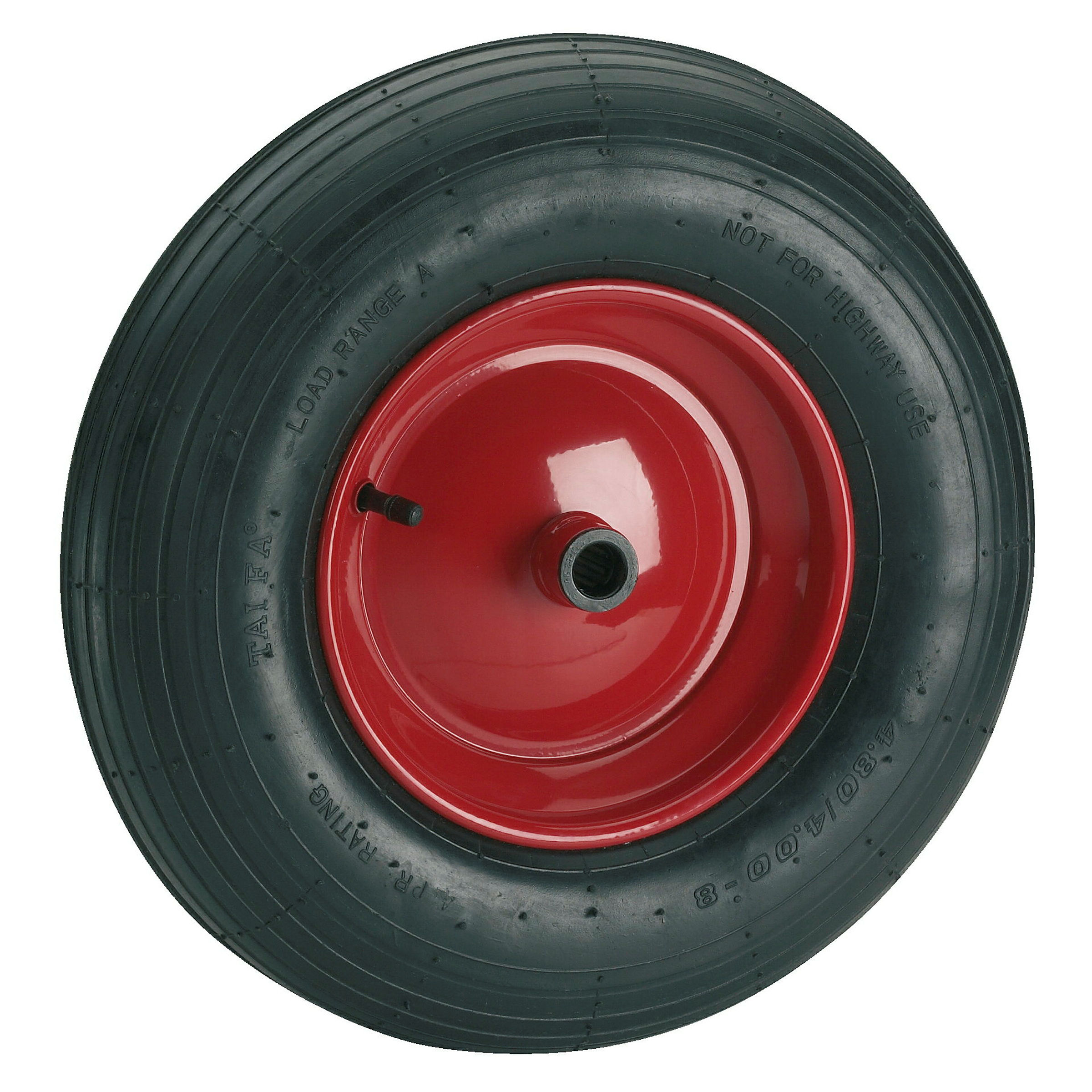Luftrad, Rillenprofil, 400x100 mm, Nabe 20x102 mm, Tragkr. 250 kg