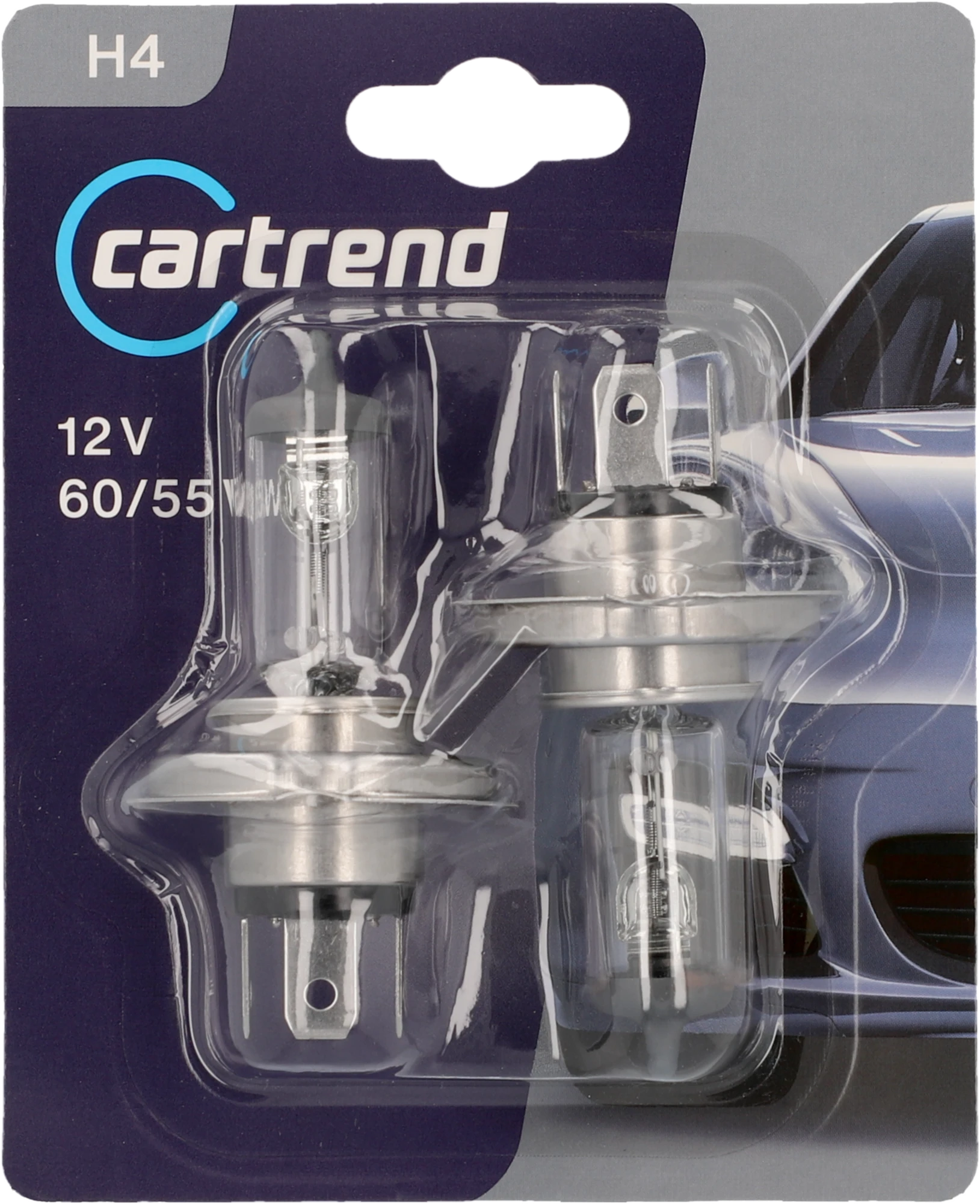H4 Halogen 12V 60/55W 2x