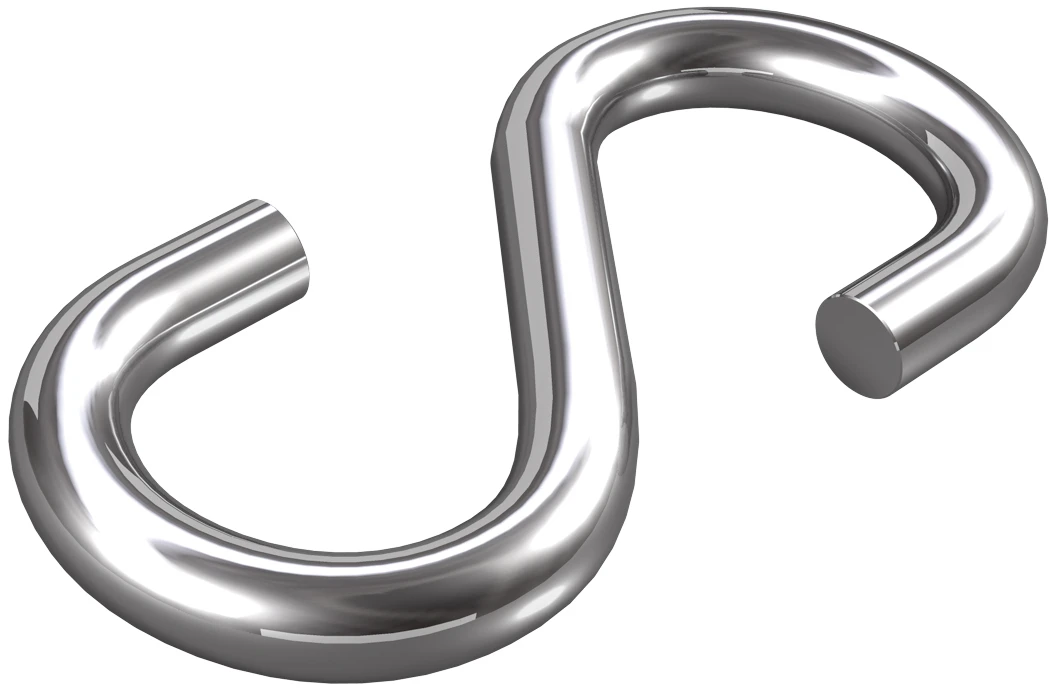 S-Haken aus Edelstahl (SB-Box) 6 mm
