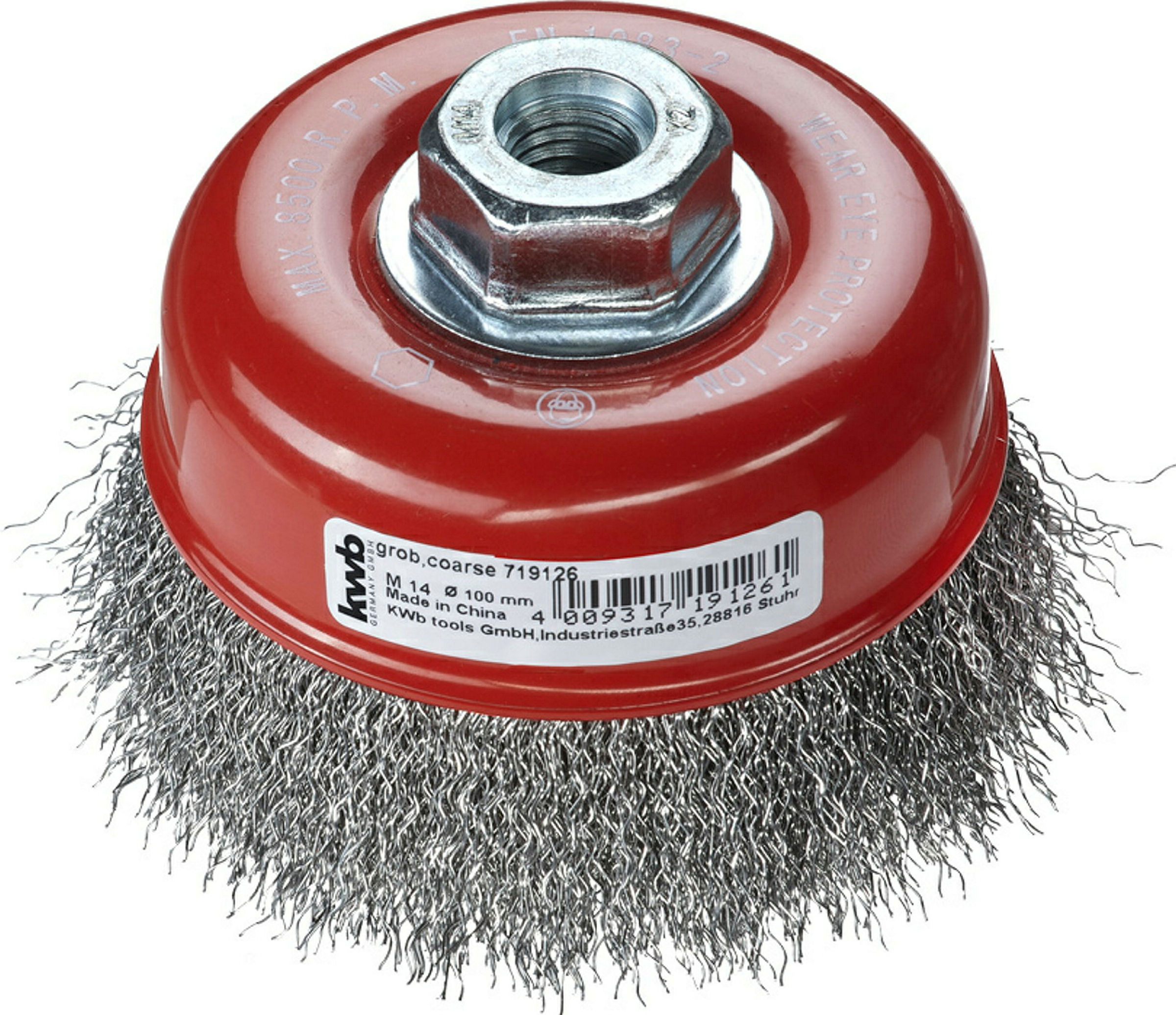 AGGRESSO-FLEX® Topfbu rste, HSS Stahldraht, gewellt, Ø 100 mm