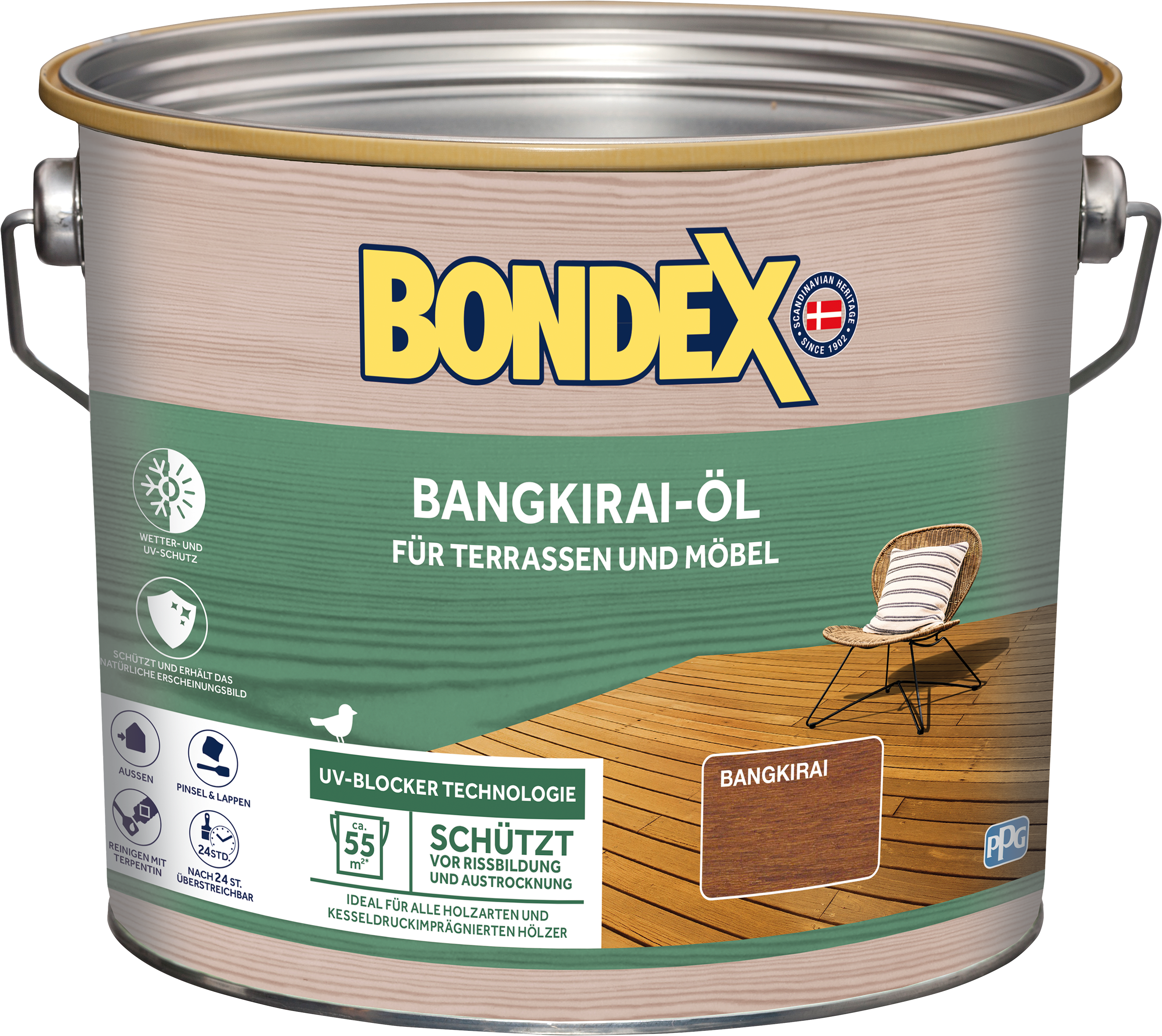 BONDEX Bangkirai Öl Bangkirai 2,50l
