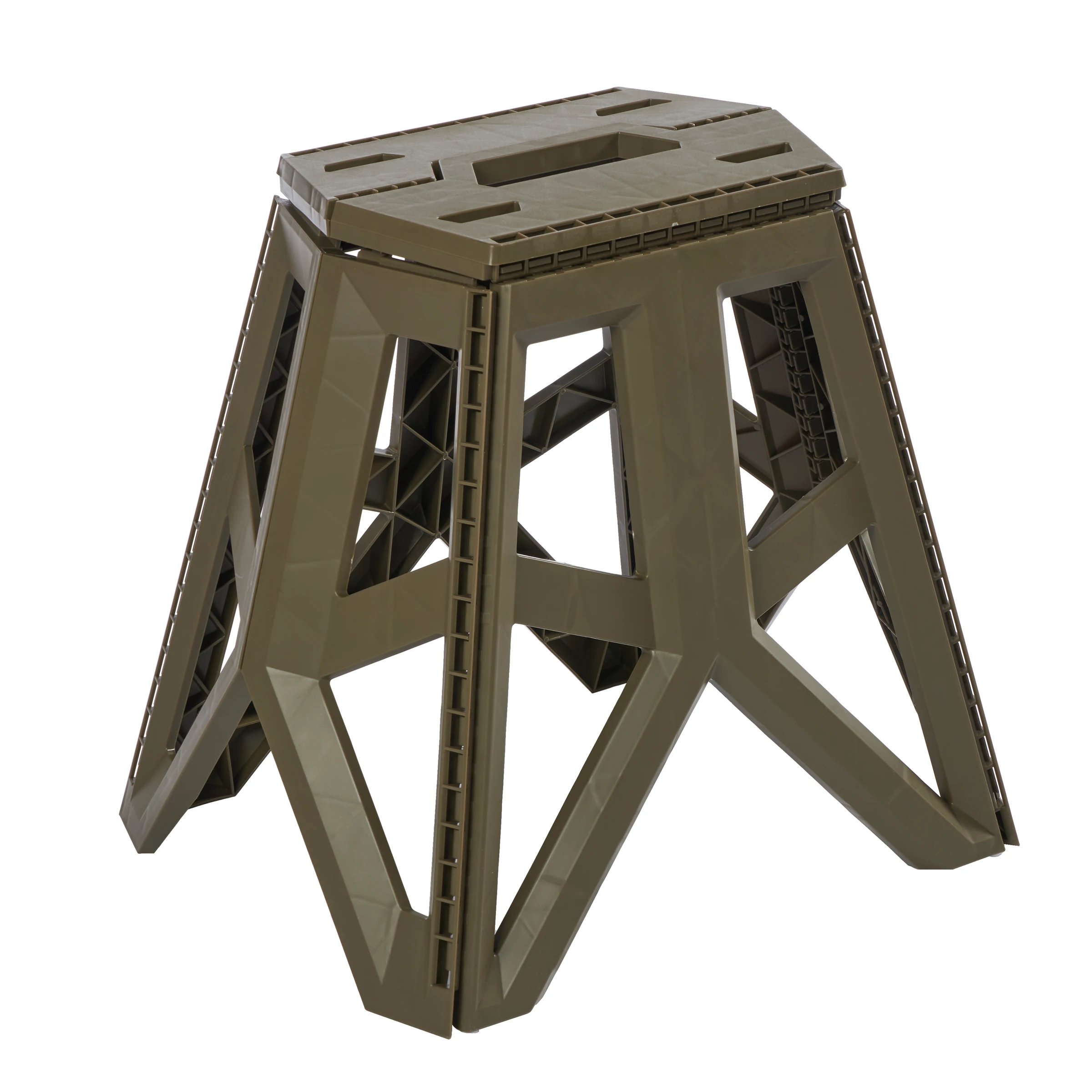 keeeper tom Klappbarer Campinghocker, 29 x 20 x 39 cm, Olive