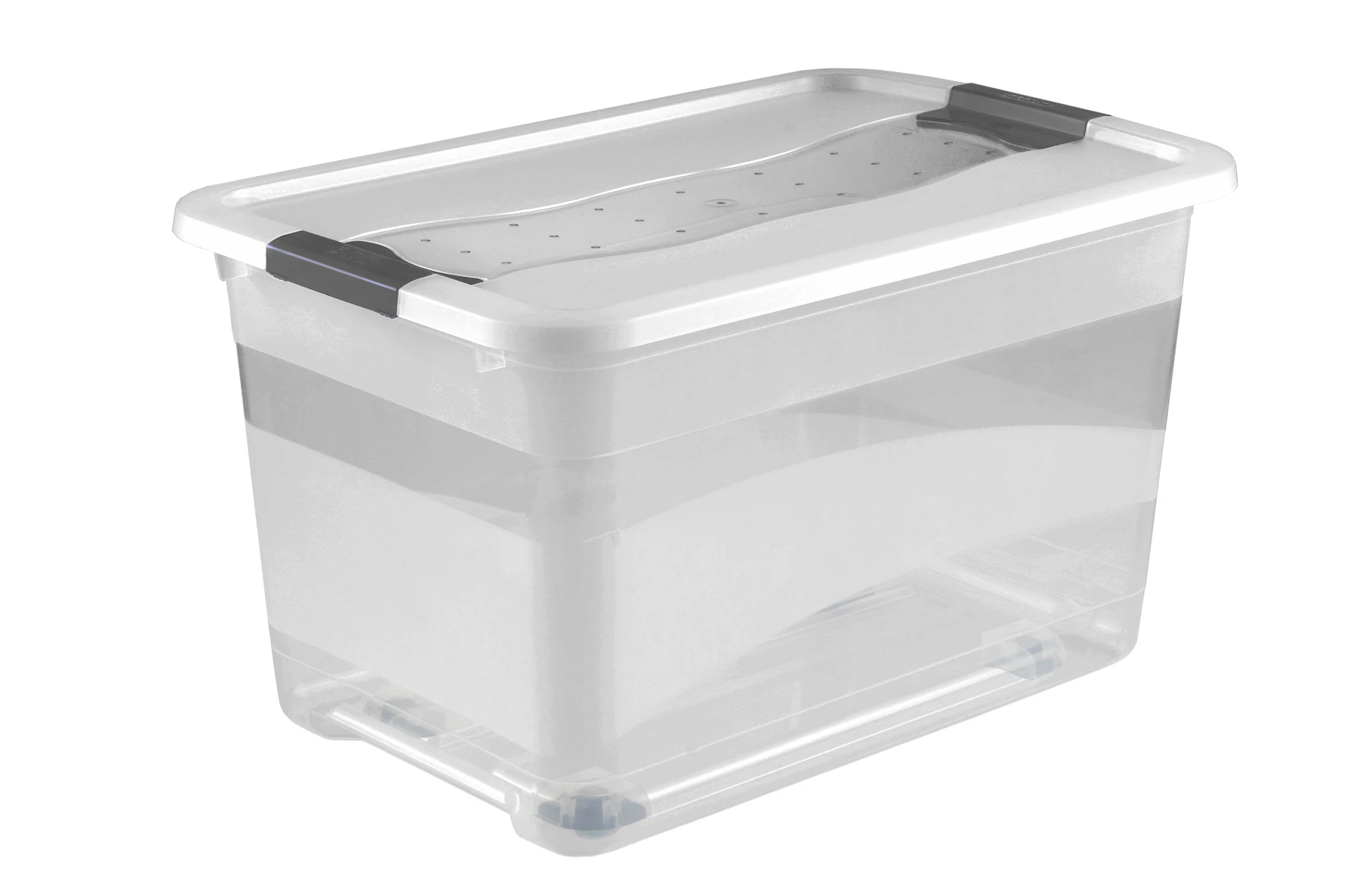 keeeper Aufbewahrungsbox, 59,5 x 39,5 x 35 cm, 52 l, Konrad, Transparent