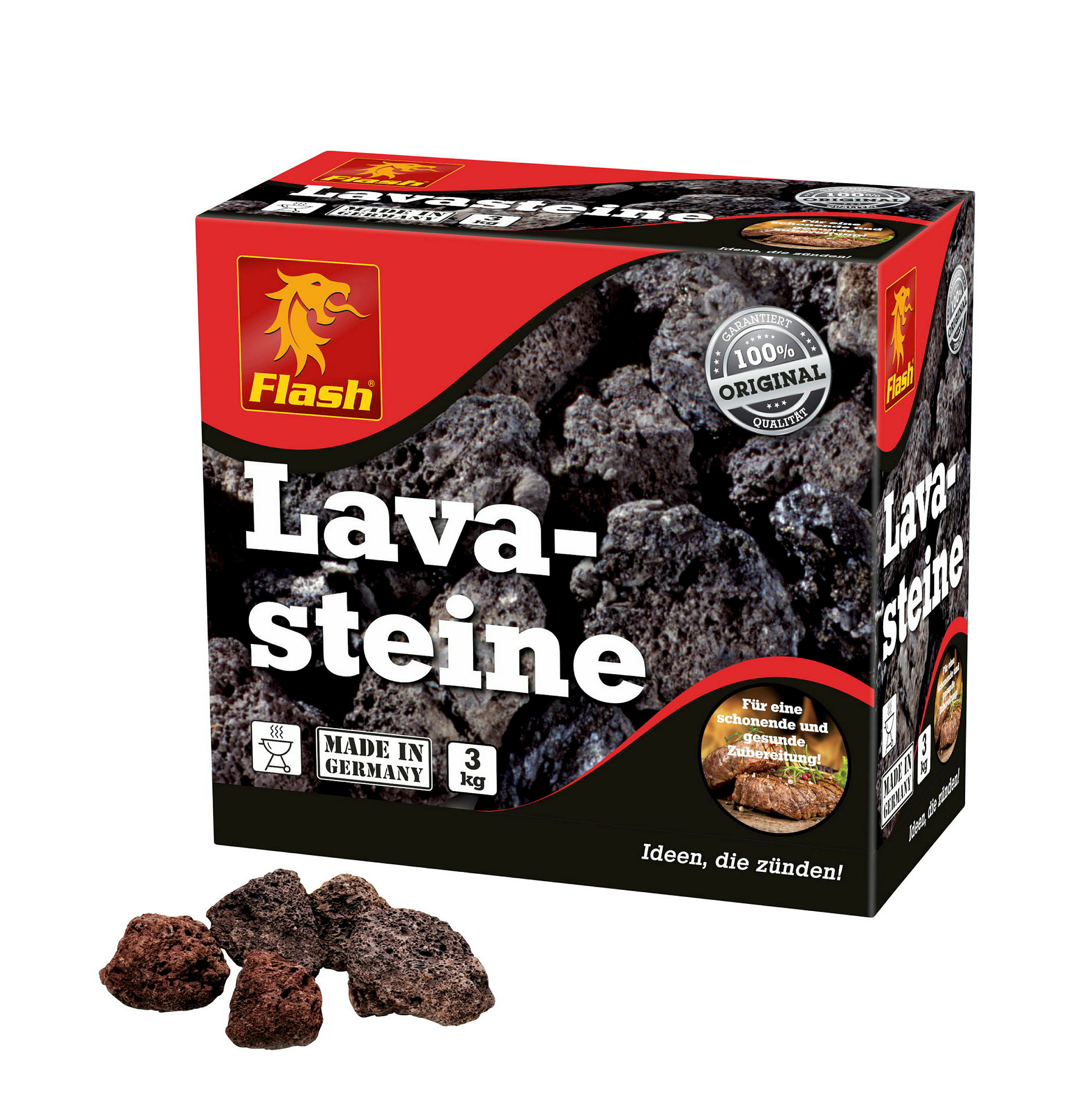 FLASH Lavasteine 3 kg