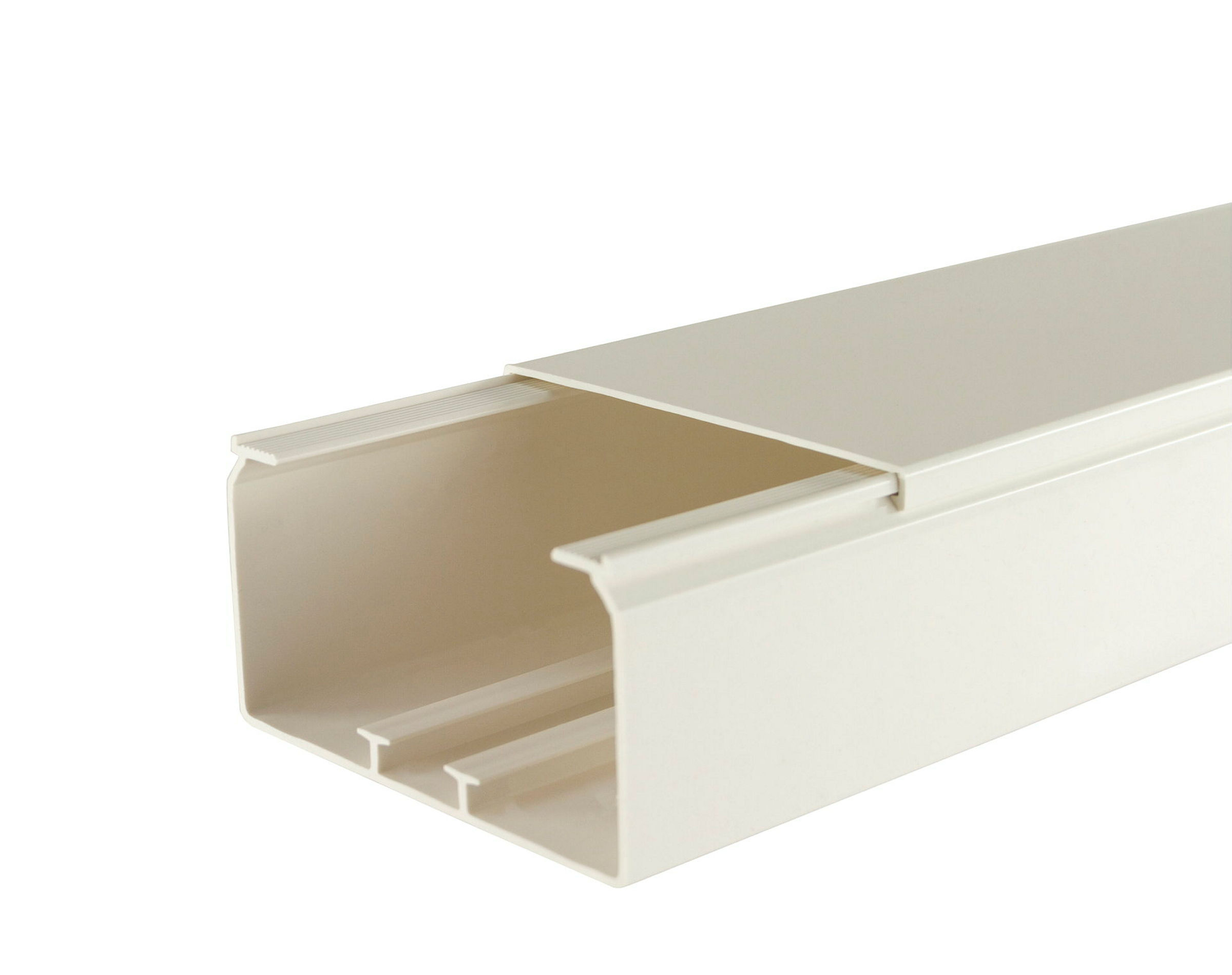 Kunststoffkanal, 110 x 60 mm, 2 m, weiss