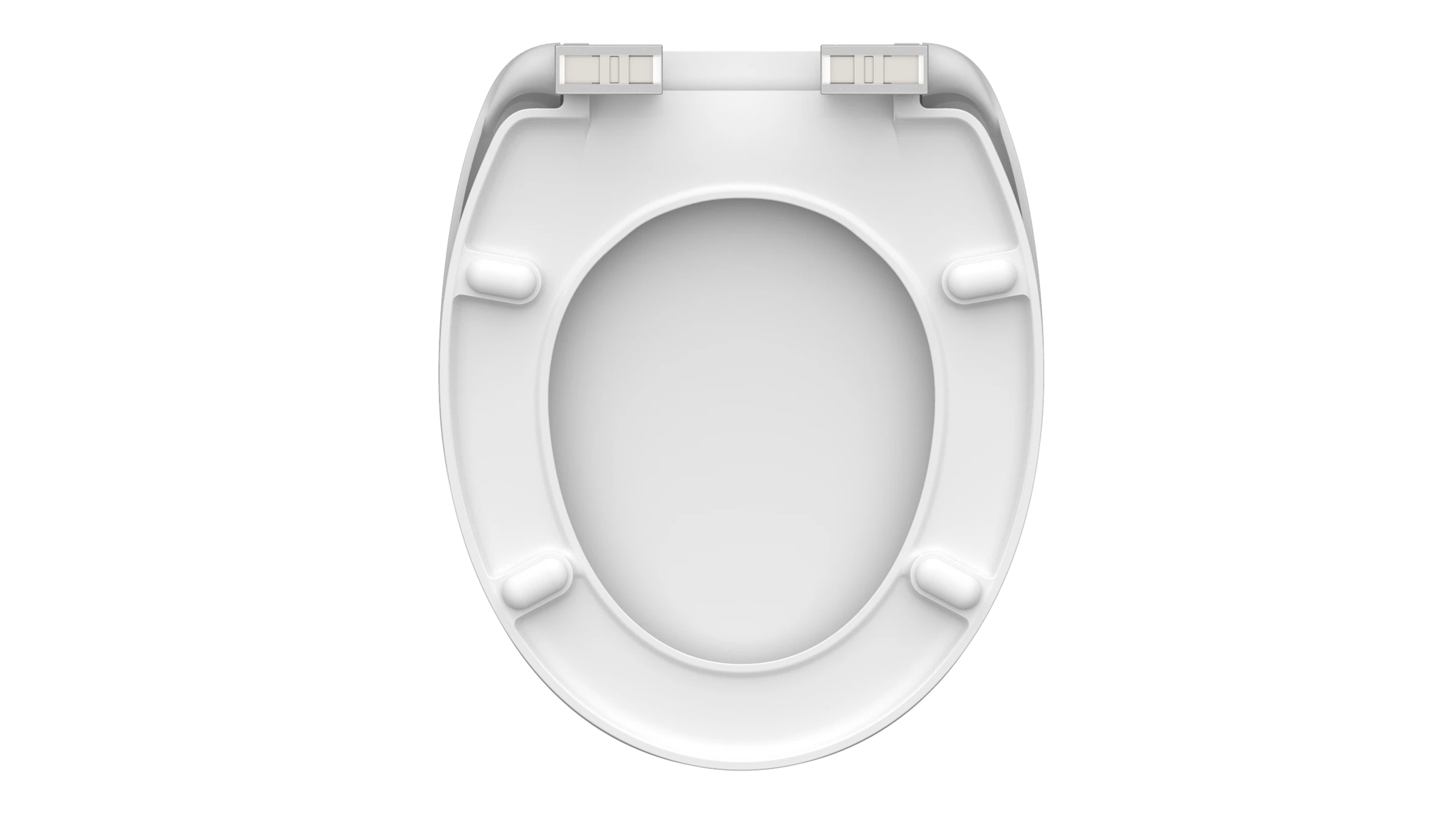 Duroplast WC-Sitz WHITE, mit Absenkautomatik
