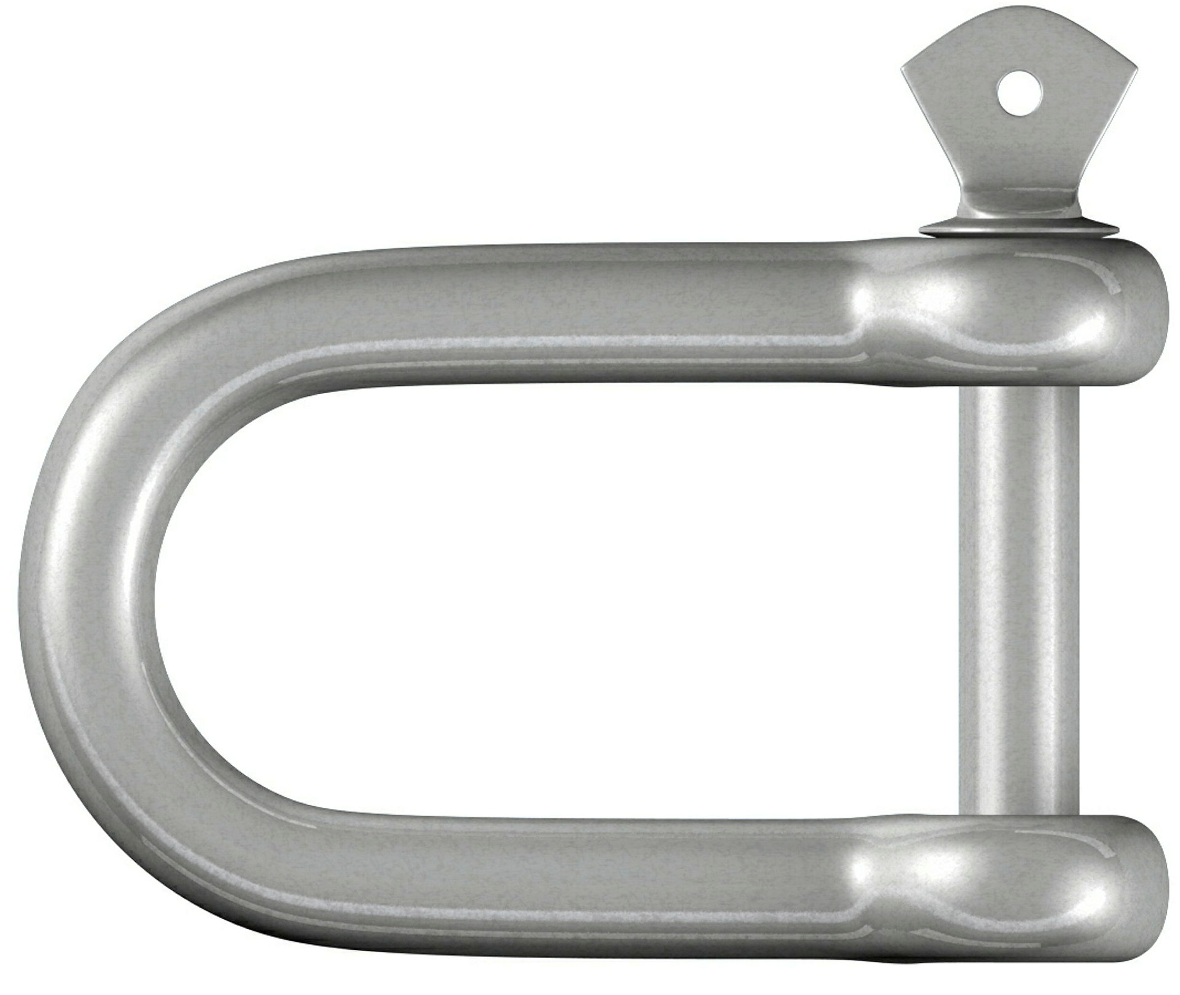 D-Schäkel gerade verzinkt 6x25x12 mm, SB-Box 2 Stück